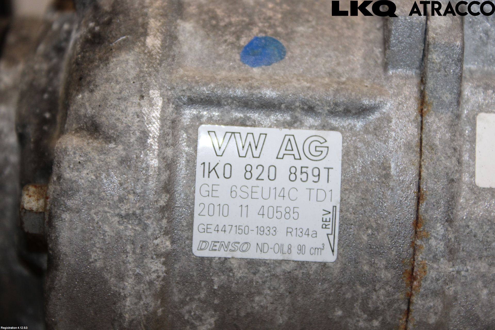 Volkswagen VW GOLF VI 09-13 Ac Kompressor