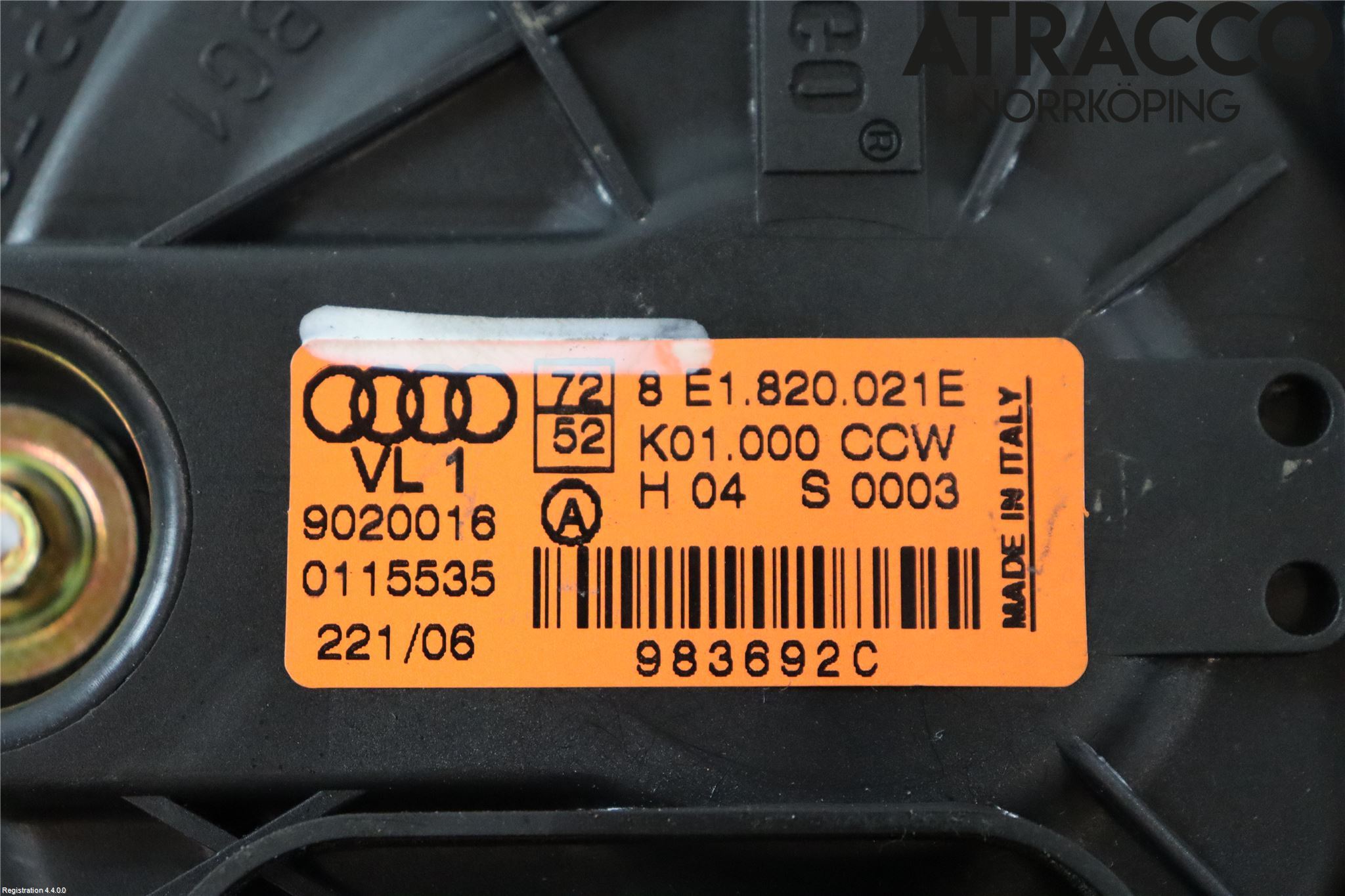 Audi A4/S4 05-07 Värmefläkt