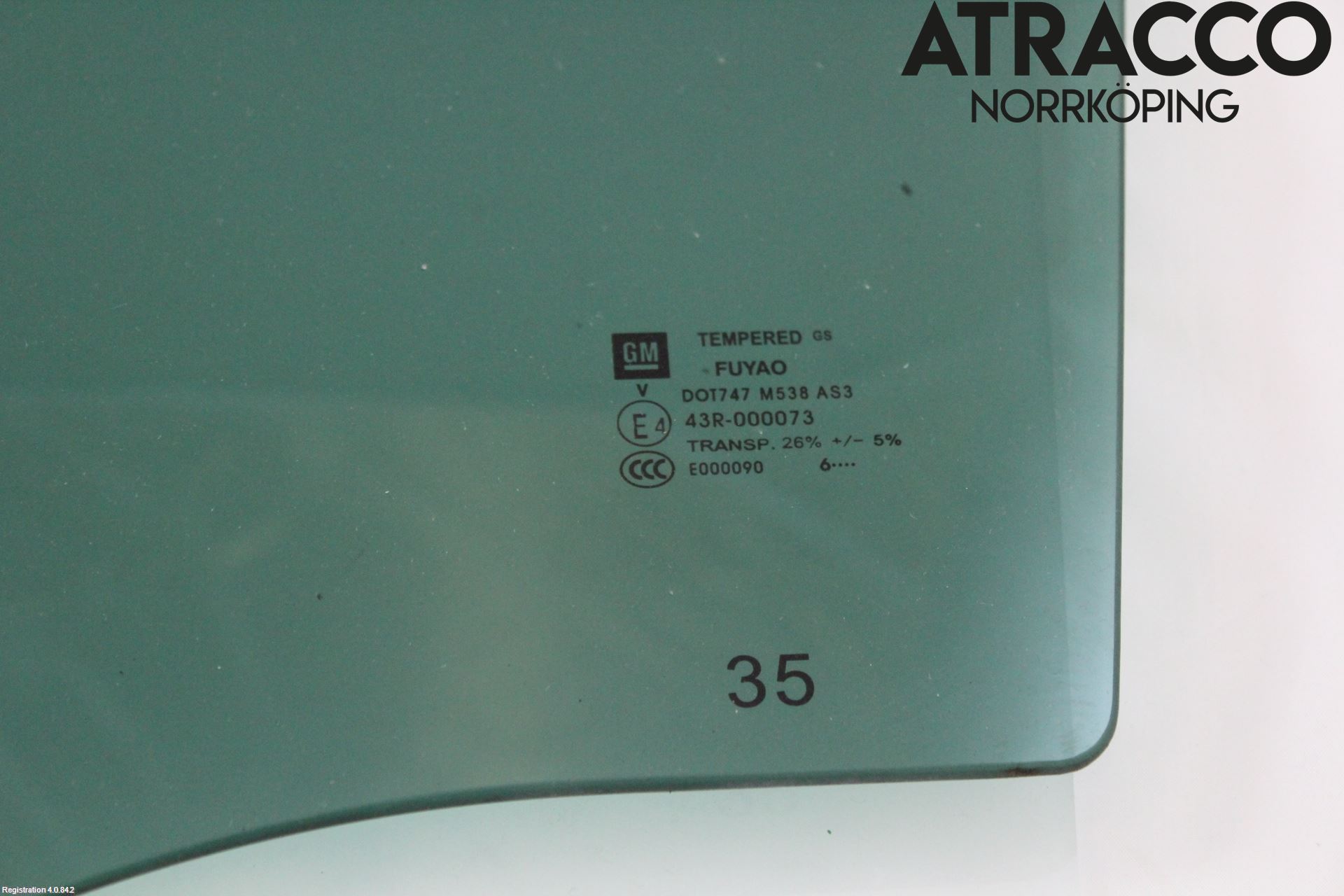 Opel INSIGNIA 09-16 Dörruta Bak Vänster