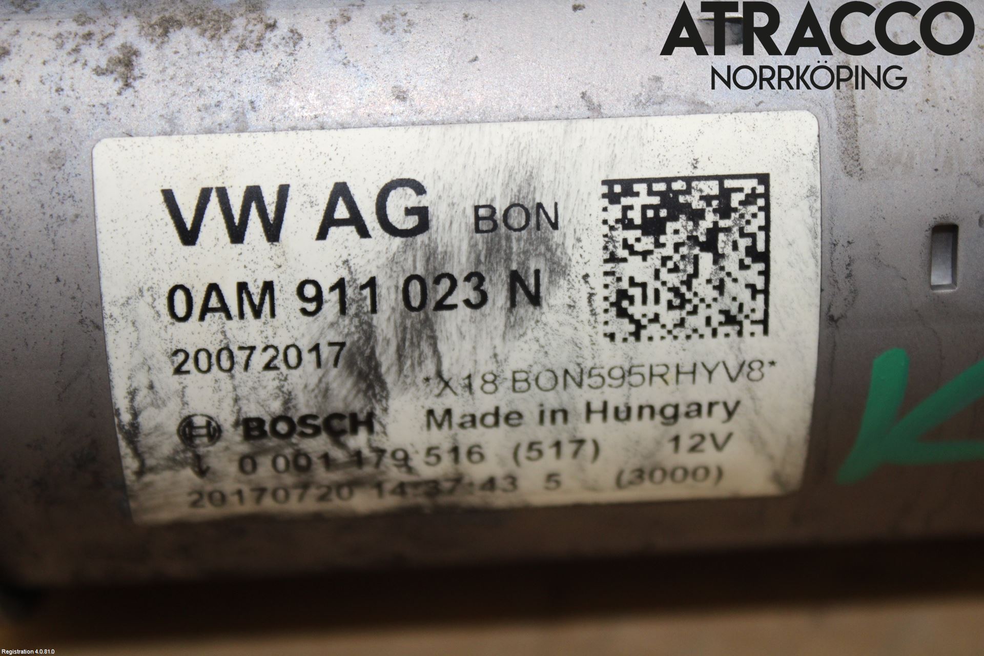 Volkswagen VW GOLF / E-GOLF VII 13-20 Startmotor