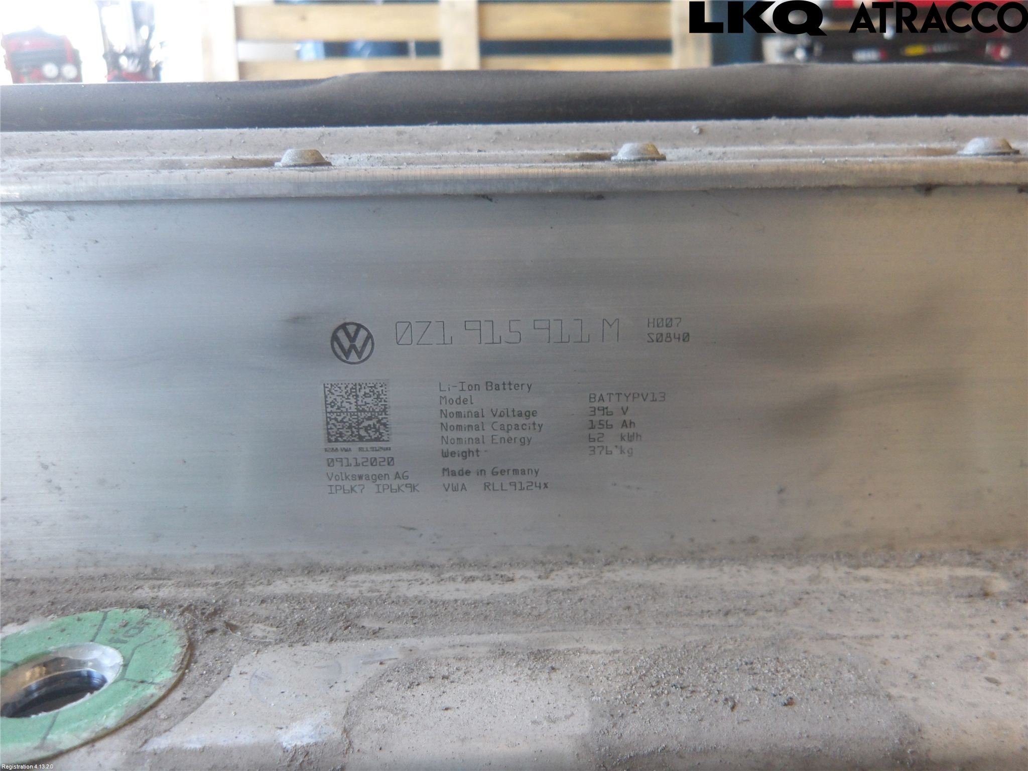 Volkswagen VW ID.3 21- Batteri Högspänning