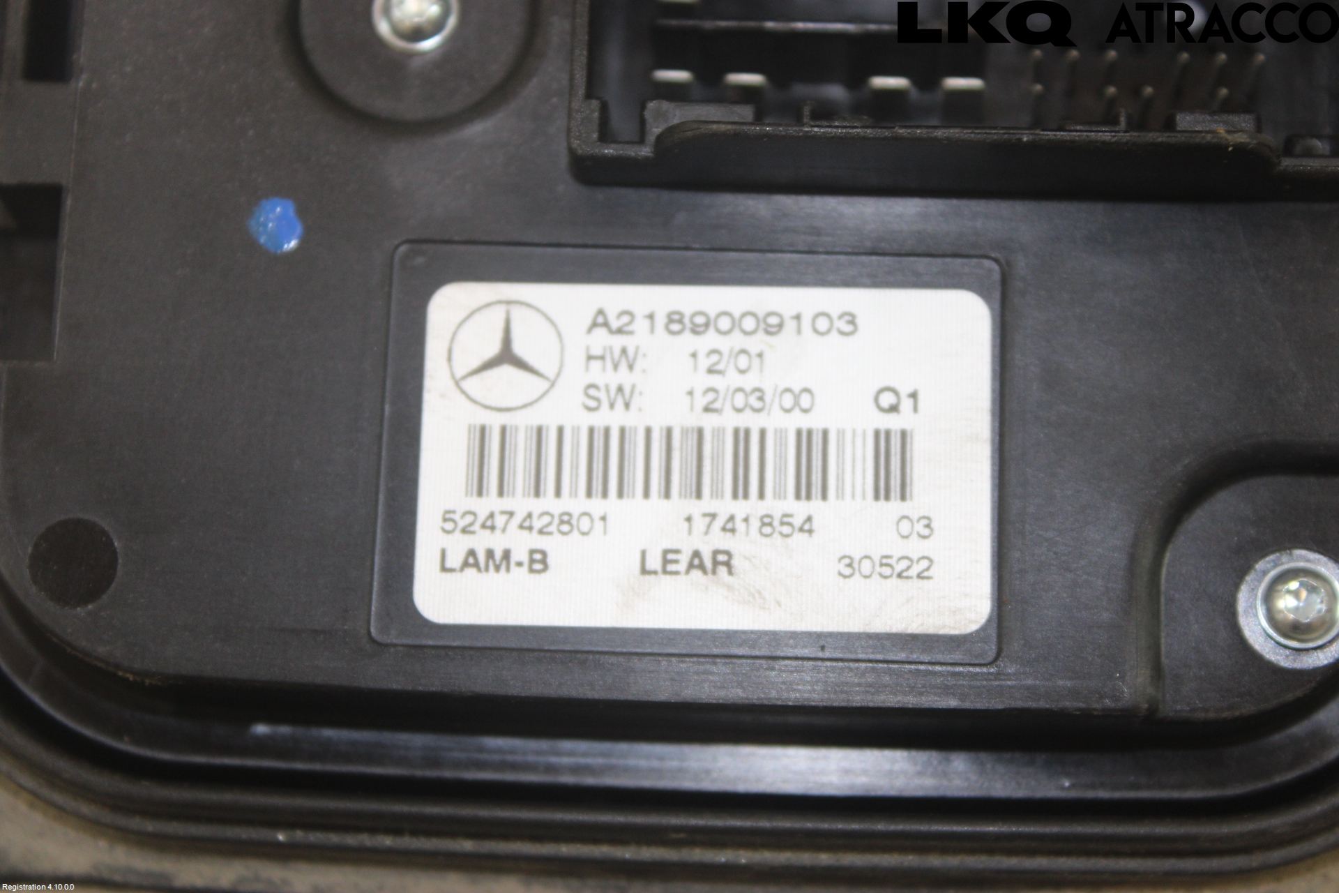 Mercedes-Benz MB C-KLASS (W204) 07-15 Styrenhet Strålkastare