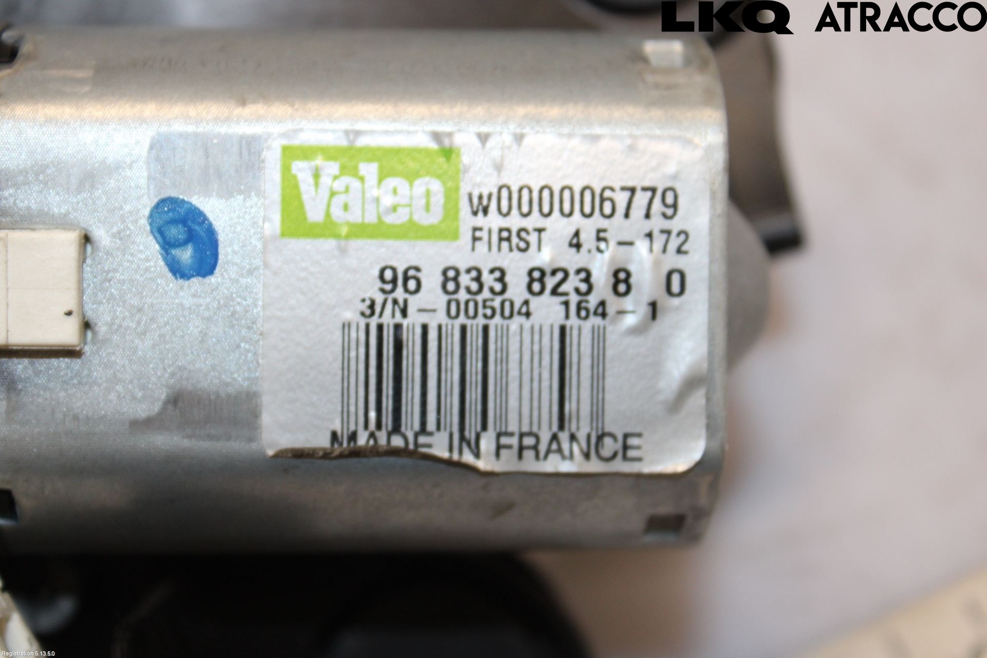 Citroen C3 10-17 Torkarmotor Baklucka