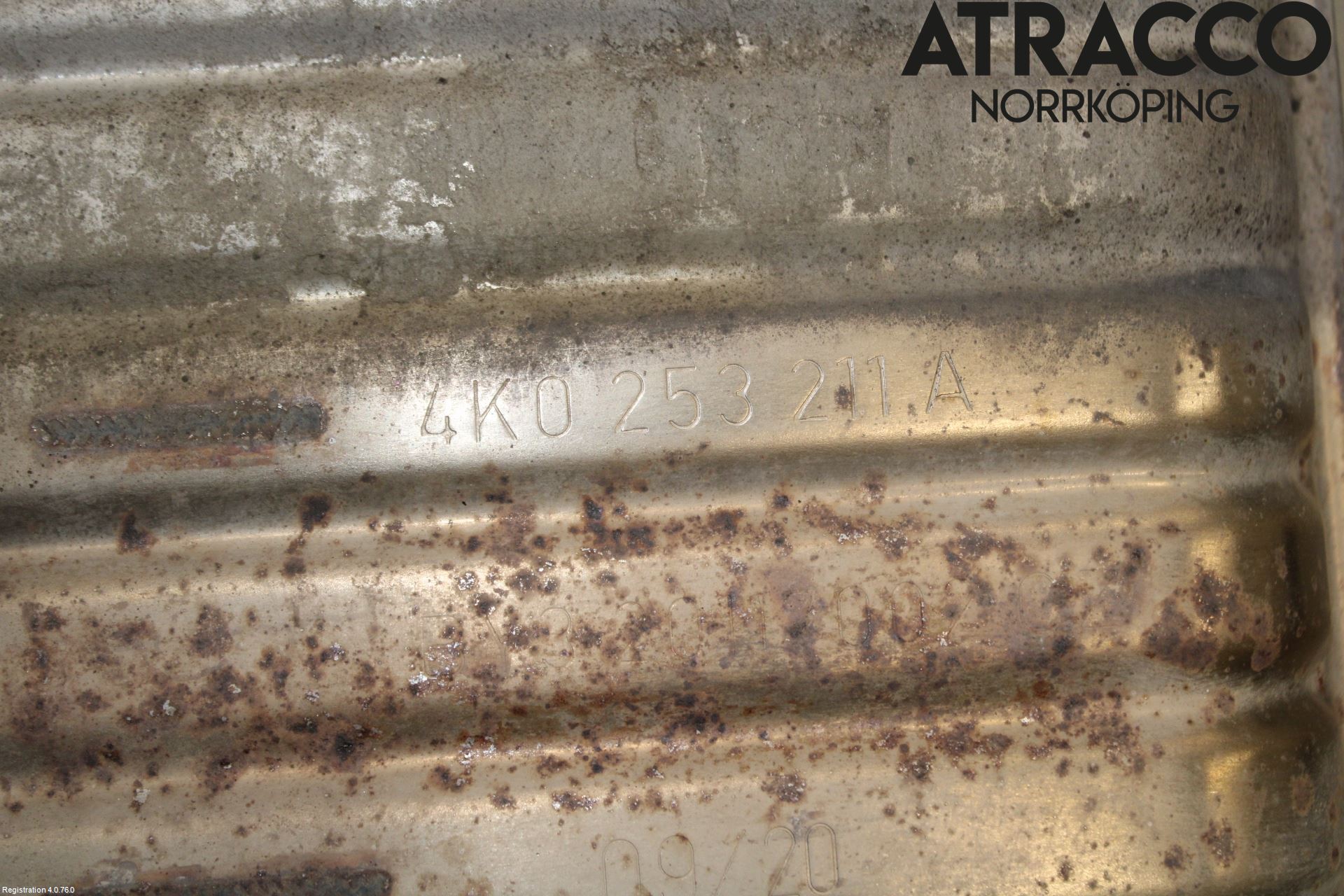 Audi A6 F2/C8 19- Avgasrör Främre-Mitt-Bak