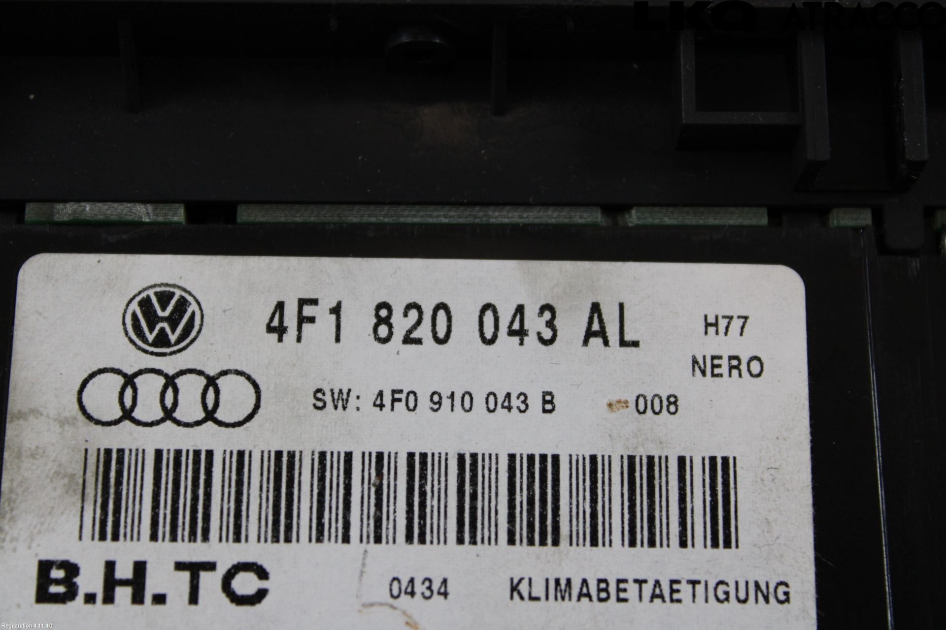 Audi A6/S6     05-11 Värmereglage