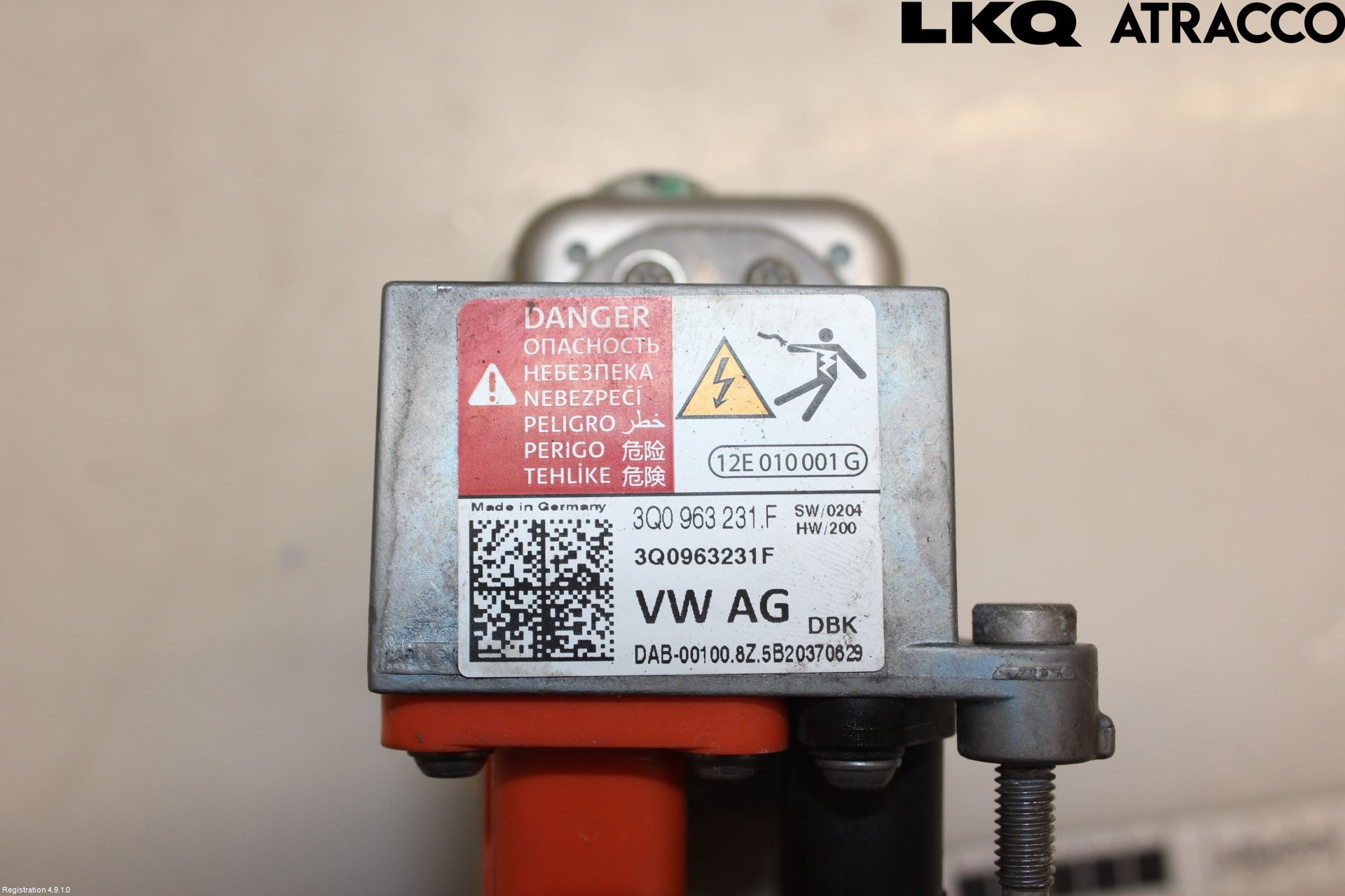 Audi E-TRON, S GE 19- Motorvärmare El-Sats Komp