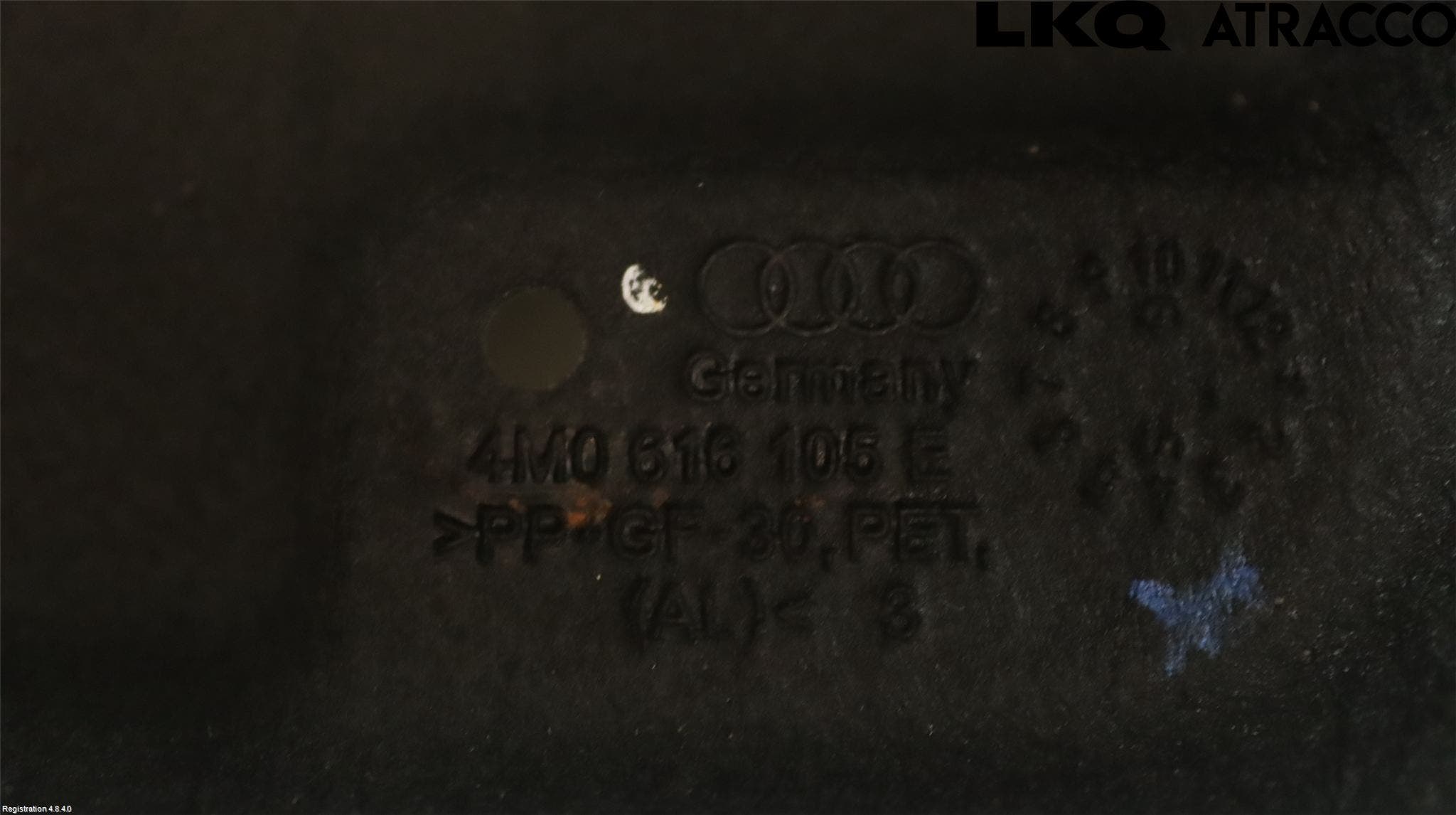 Audi Q7/SQ7 Hasplåt Plåt-Plast