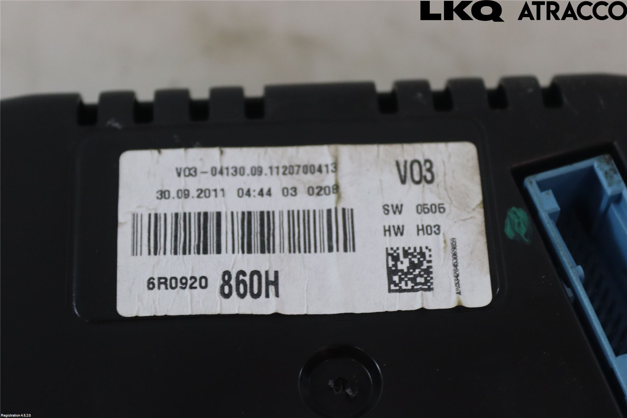 Volkswagen VW POLO 10-17 Instrument Komb