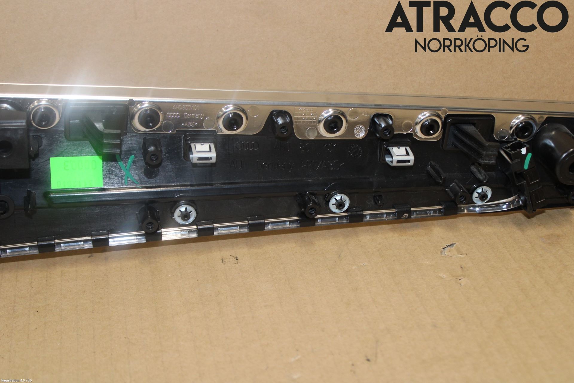 Audi A8/S8 4H 10-17 Dörrklädsel Inlägg-List Vä