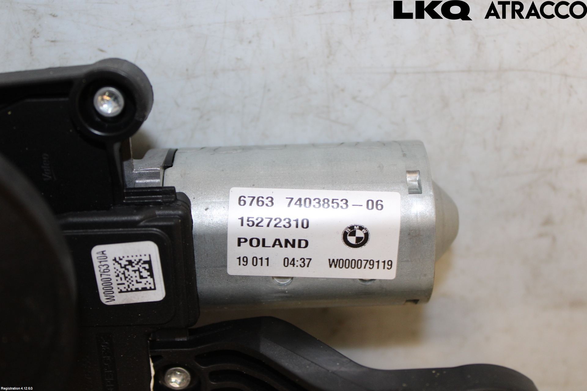 BMW 5 G30/G31/F90 17-23 Torkarmotor Baklucka