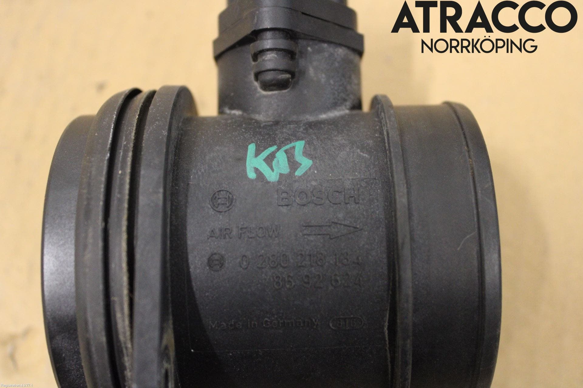 Volvo V50 04-07 Injluftmassamätare