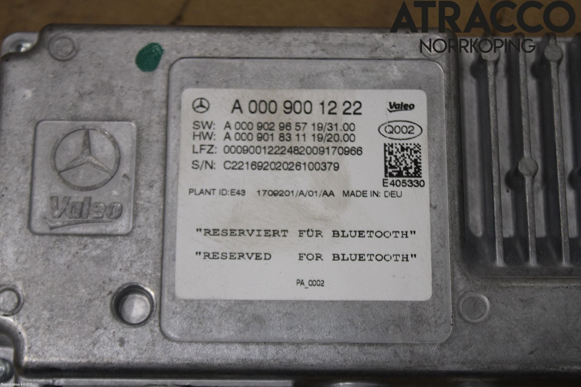 Mercedes-Benz MB C-KLASS (W205) 14-21 Styrenhet Parkeringshjälp