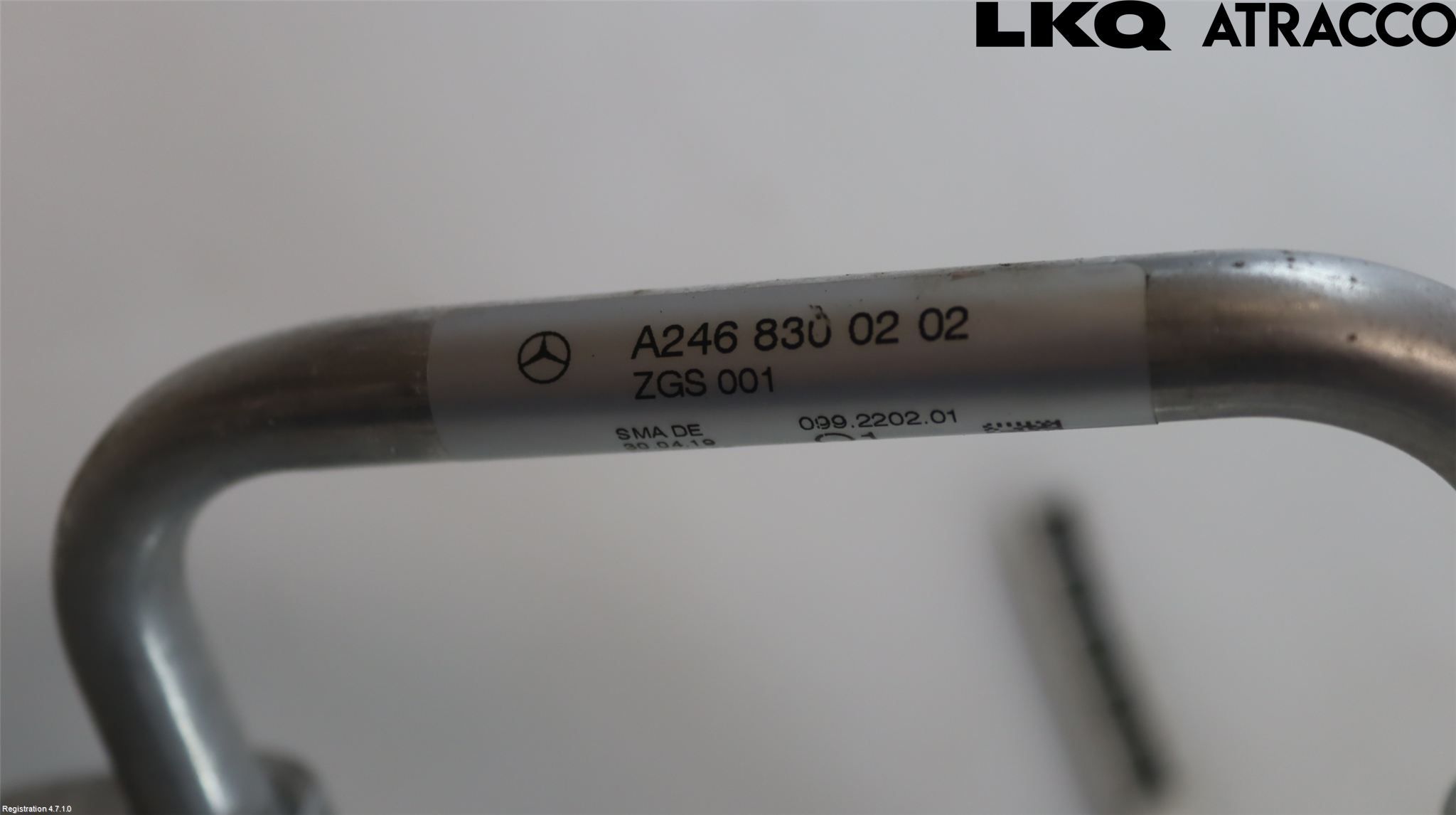 Mercedes-Benz MB B-KLASS (W246/W242) 12-19 Ac Slang-Rör