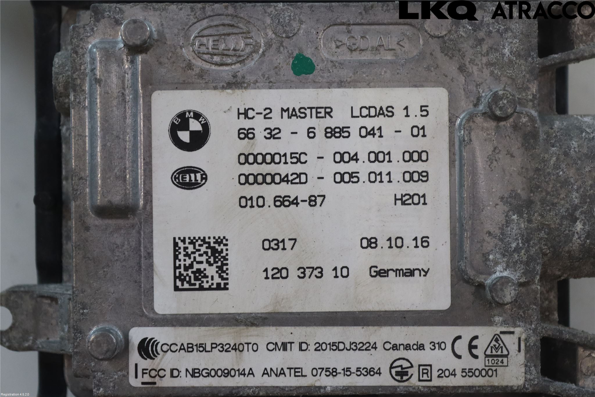 BMW 5 F10/F11/F18 09-17 Sensor Aktivt Kollisionsskydd