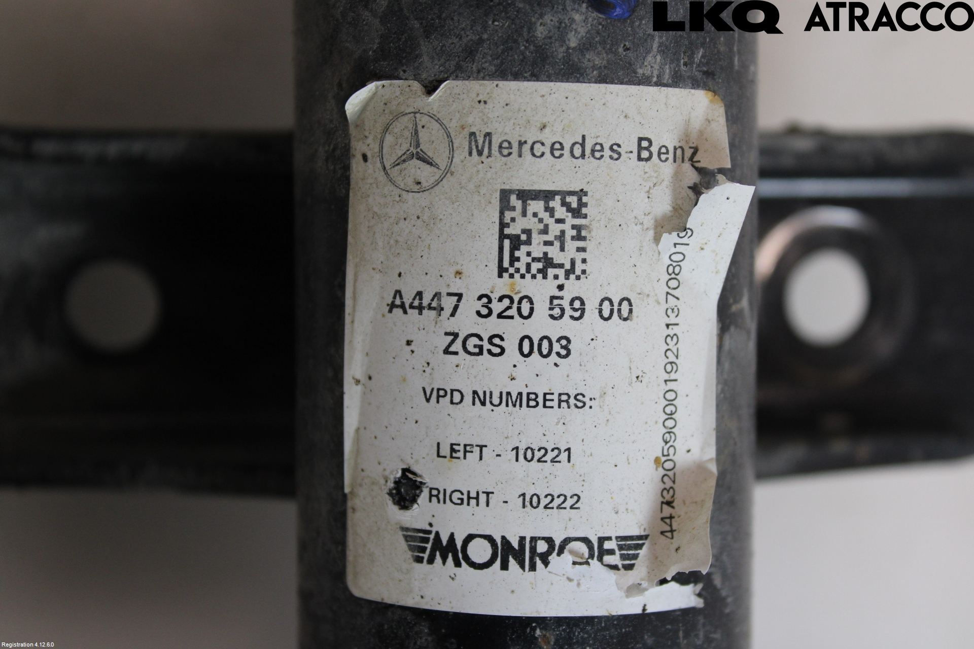 Mercedes-Benz MB VITO/V-KLASS (W640,W447,W448) 14- Fjäderben Fram Vänster