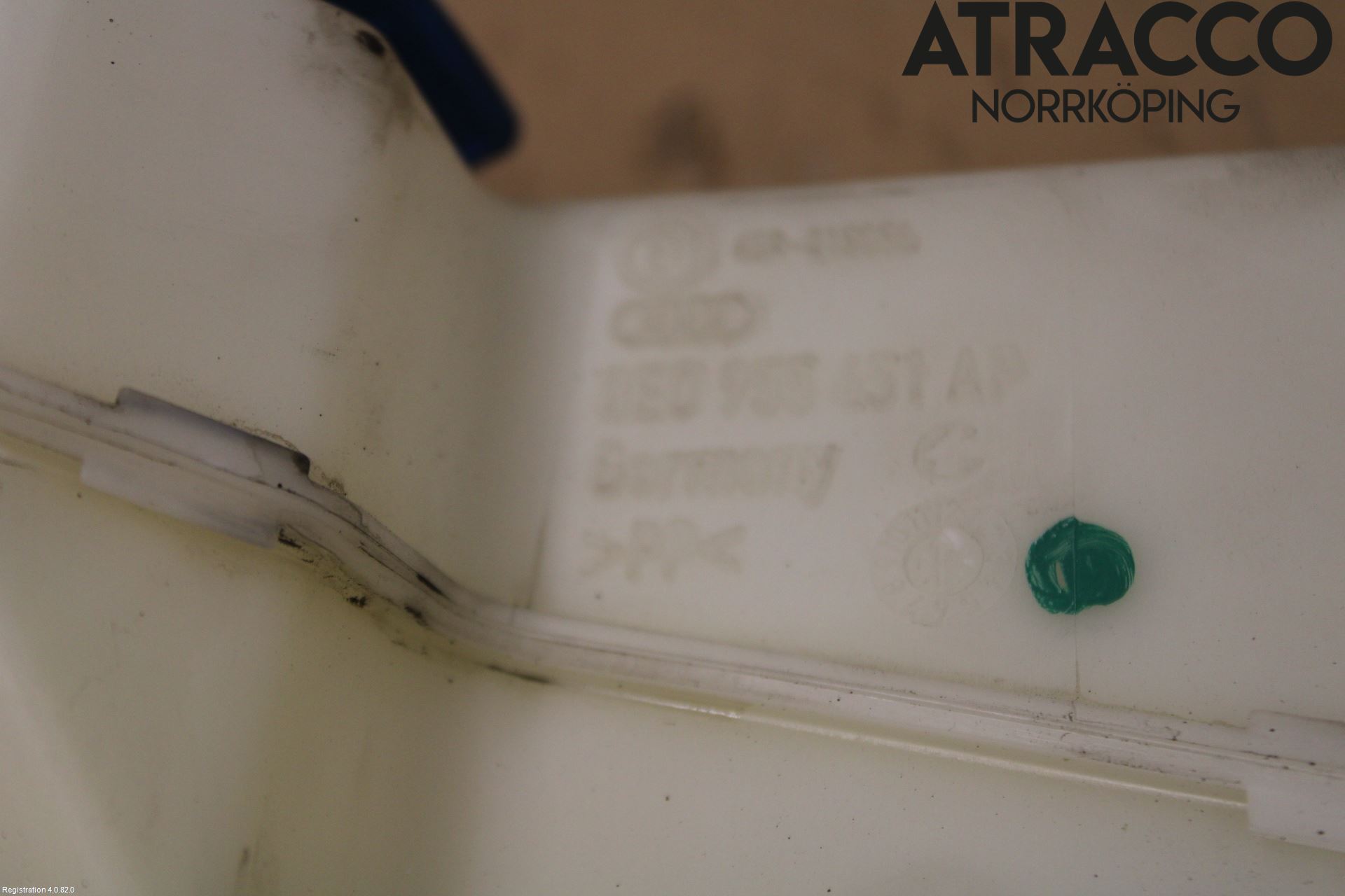 Audi A4/S4 05-07 Spolartank Påfyllningsrör