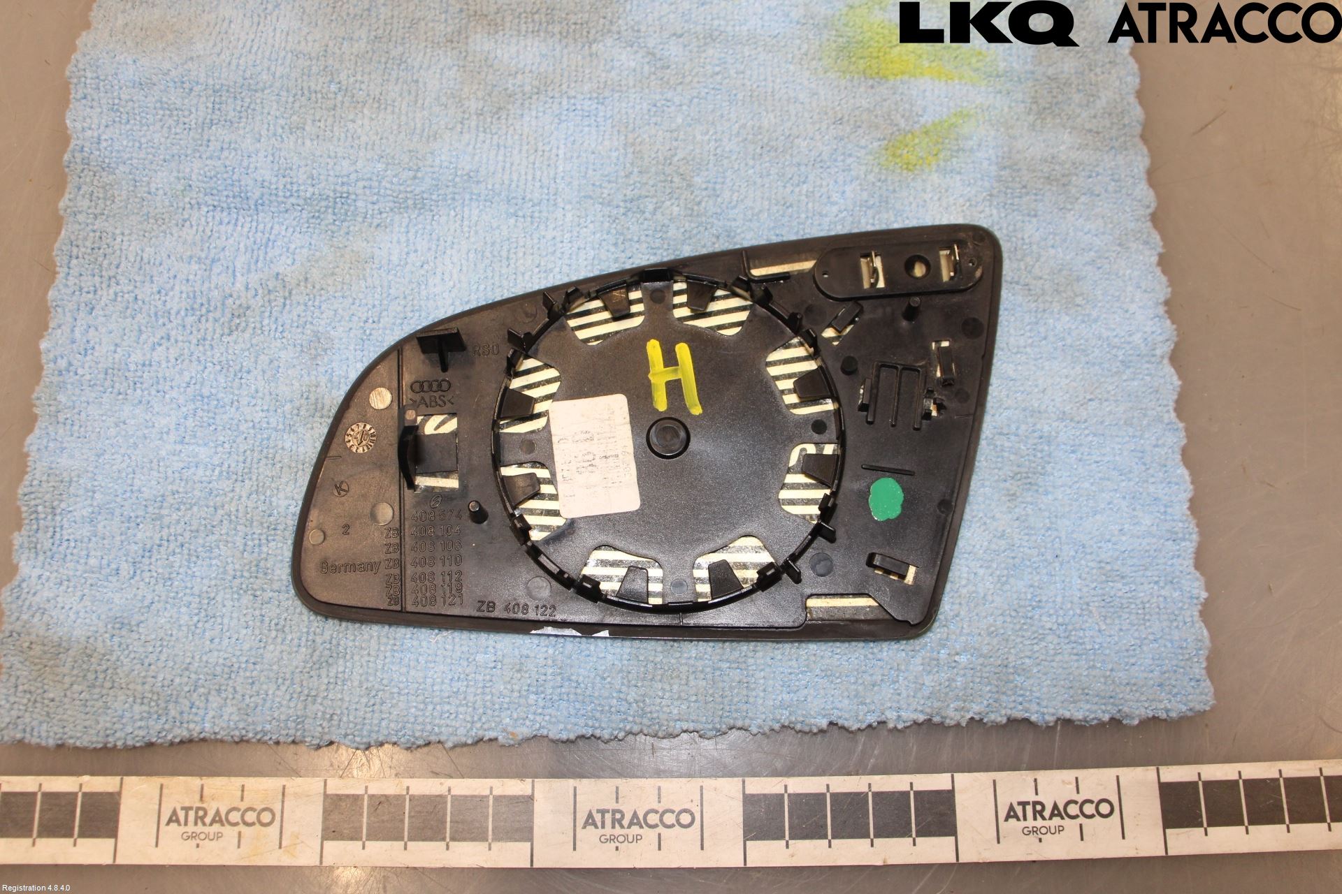 Audi A6/S6     05-11 Spegelglas Hö