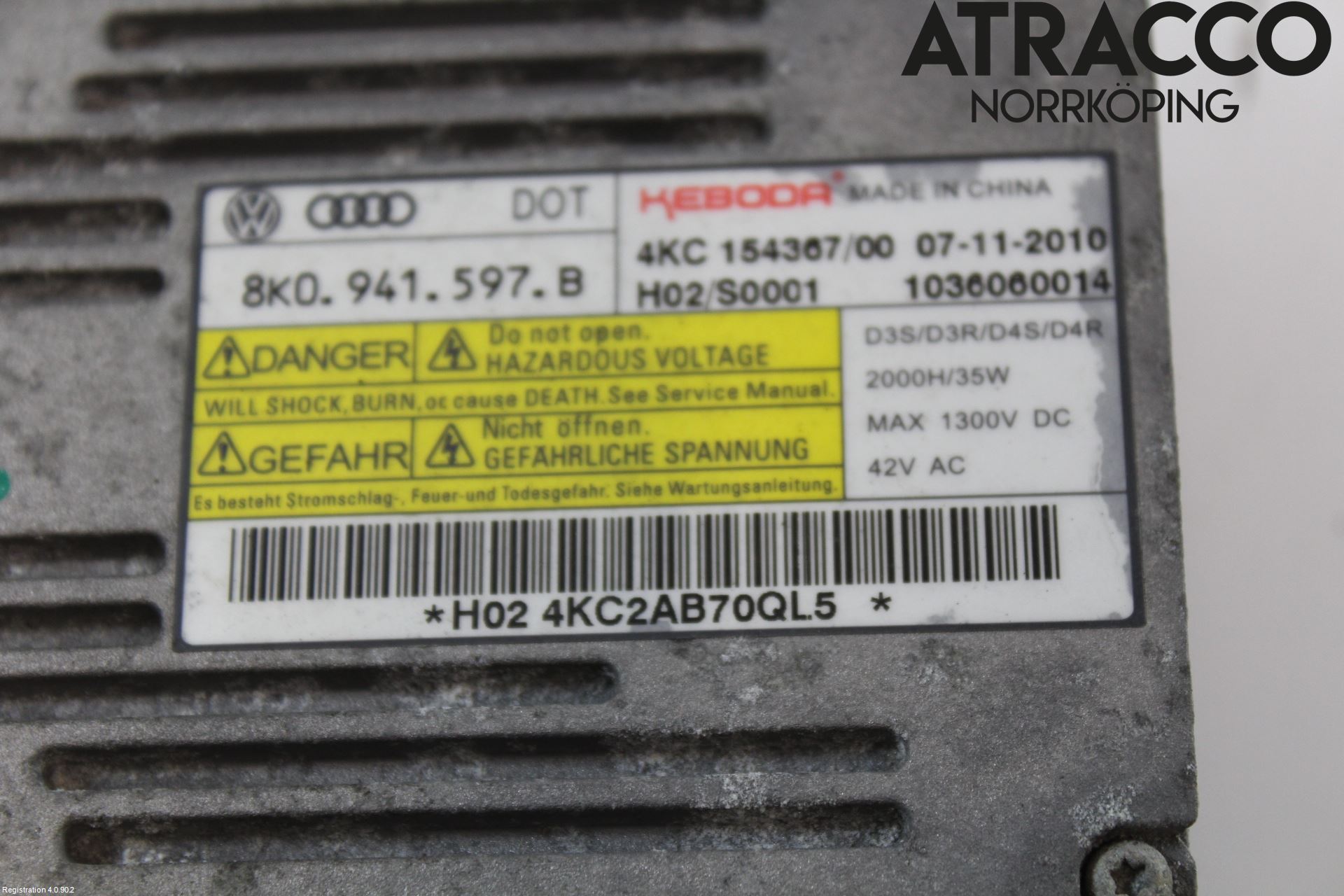 Volkswagen VW PASSAT 11-14 Styrenhet Strålkastare