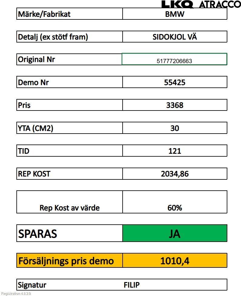 BMW X6 E71/E72   08-14 Sidokjol Vä