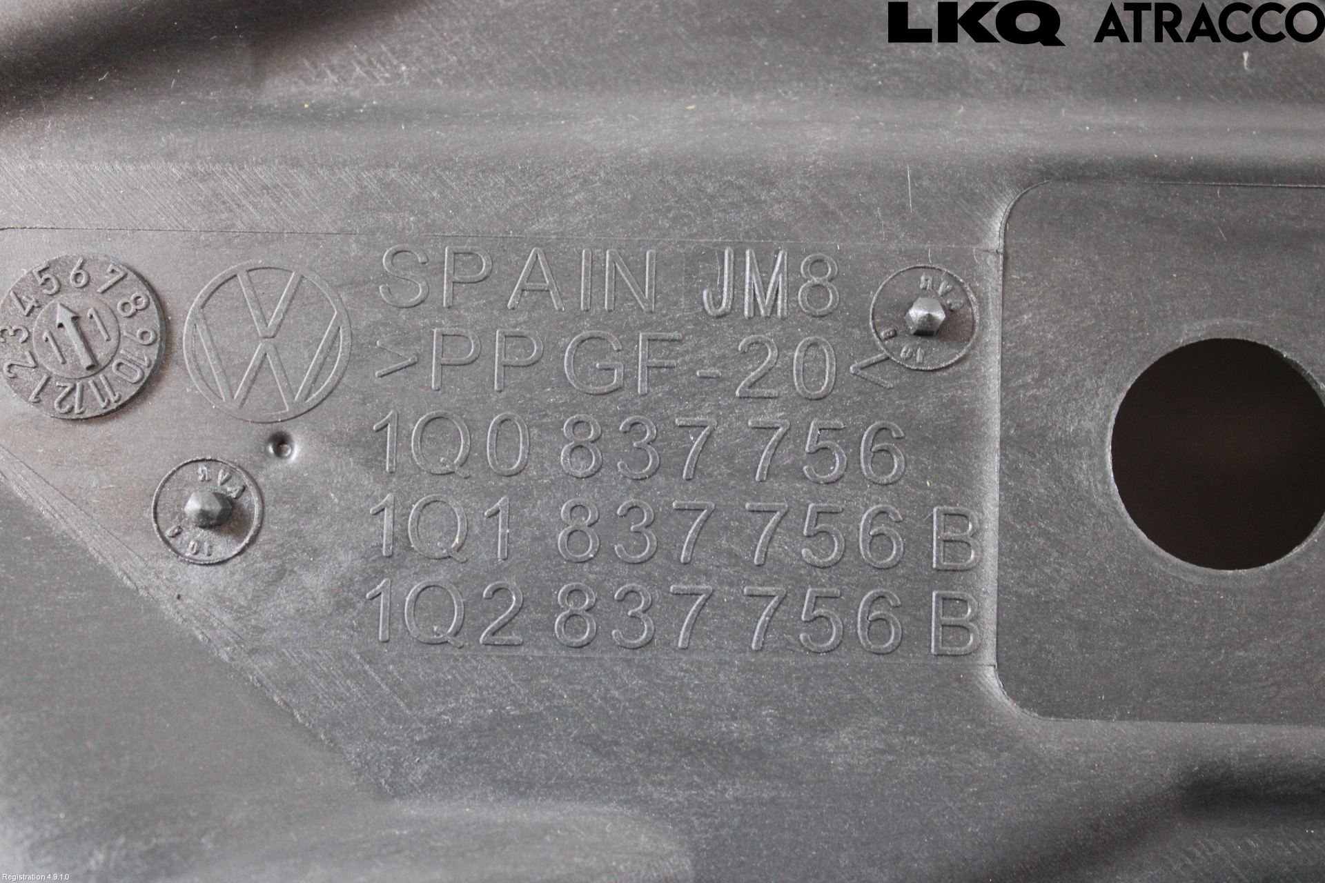 Volkswagen VW SCIROCCO 09-17 Dörr Deformationselement