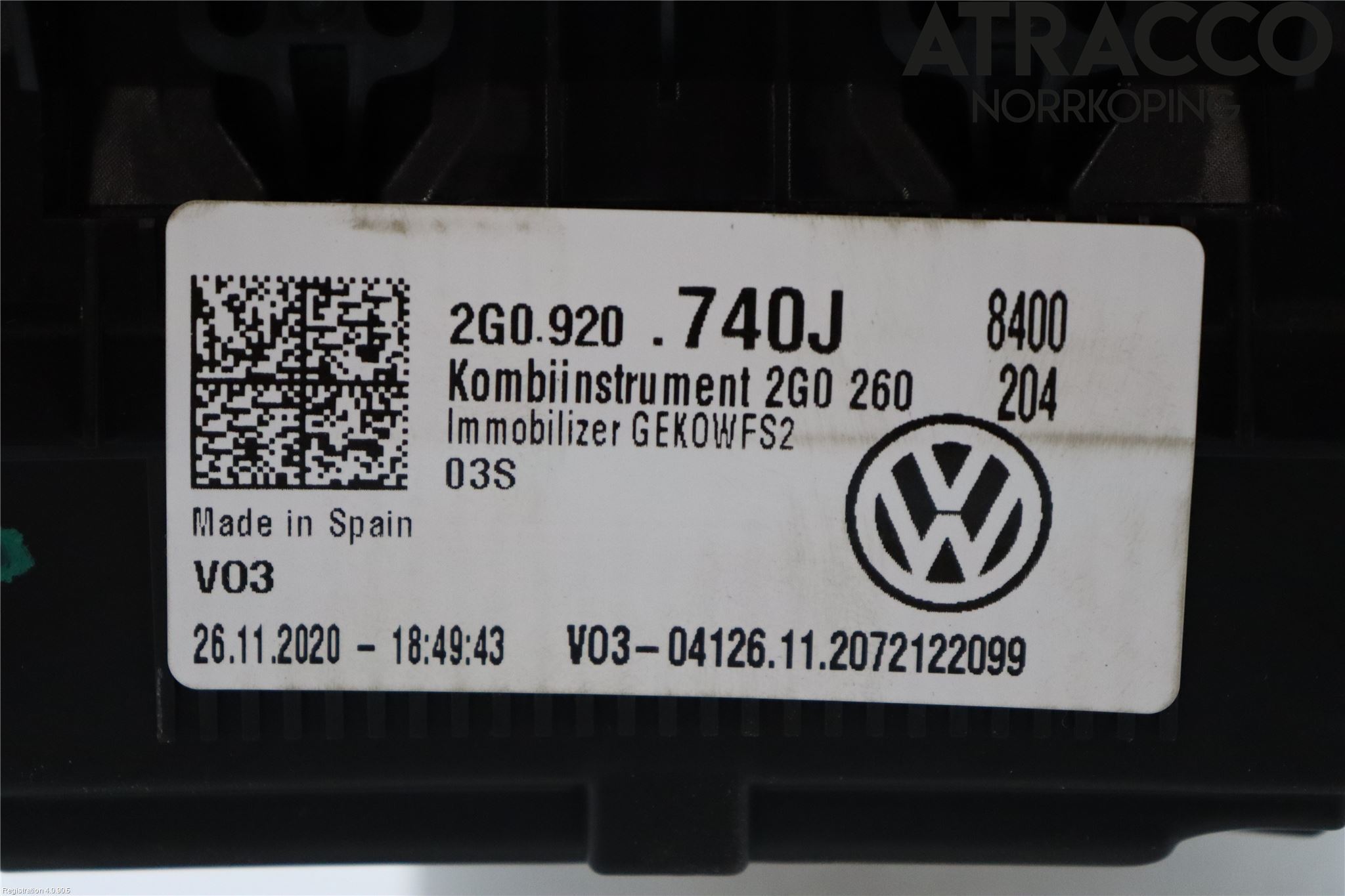 Volkswagen VW T-CROSS 19- Instrument Komb