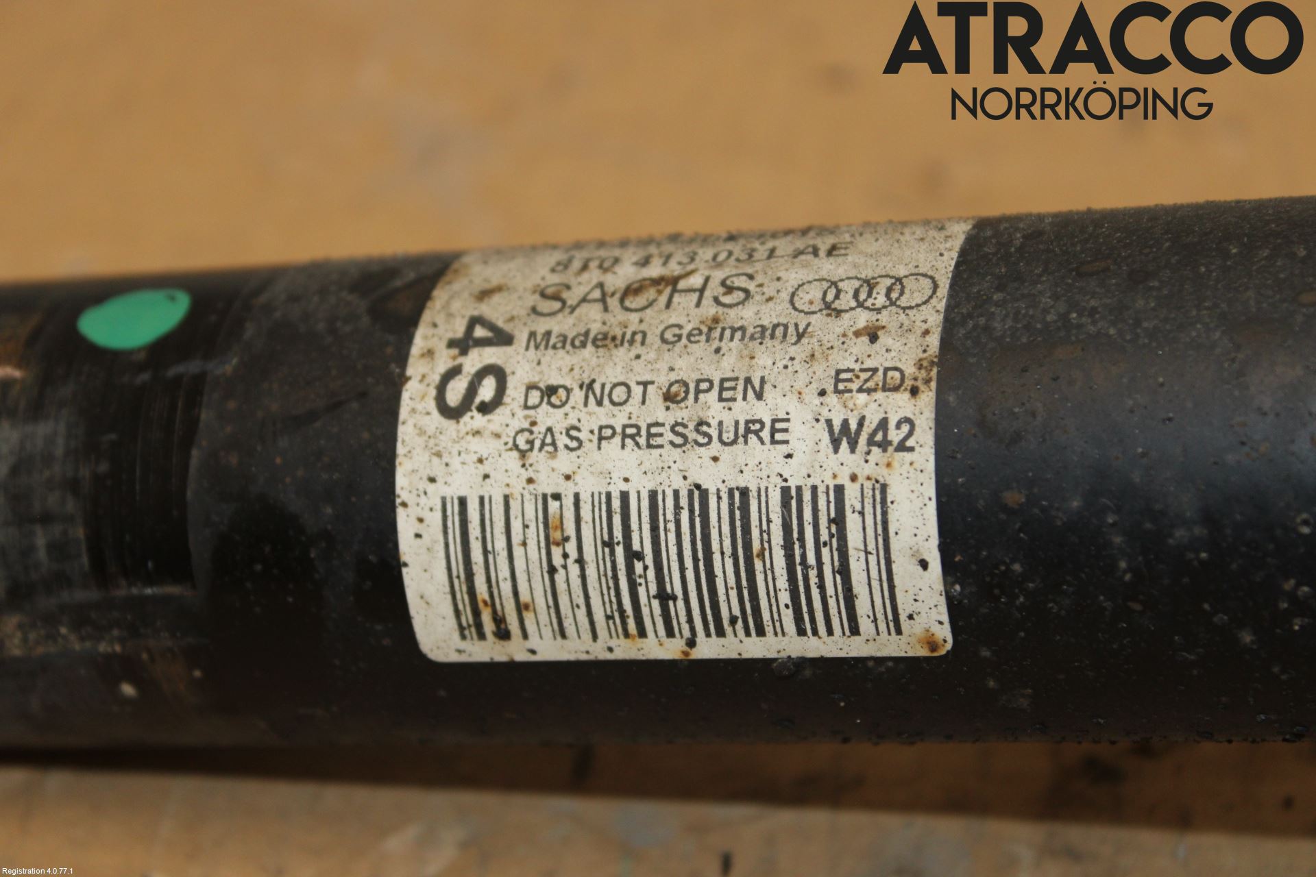 Audi A5 07-16 Fjäderben Fram Höger