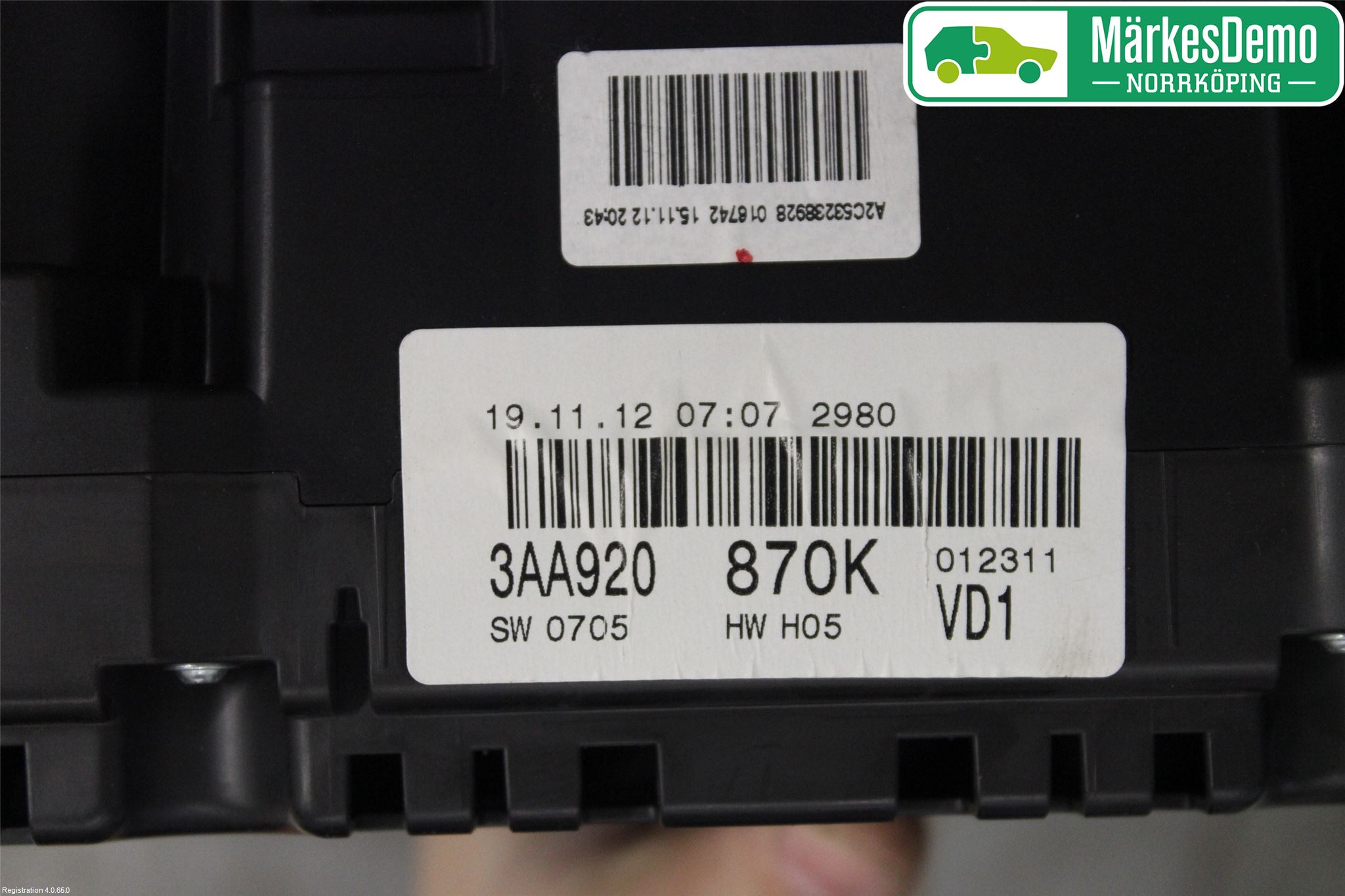Volkswagen VW PASSAT 11-14 Instrument Komb