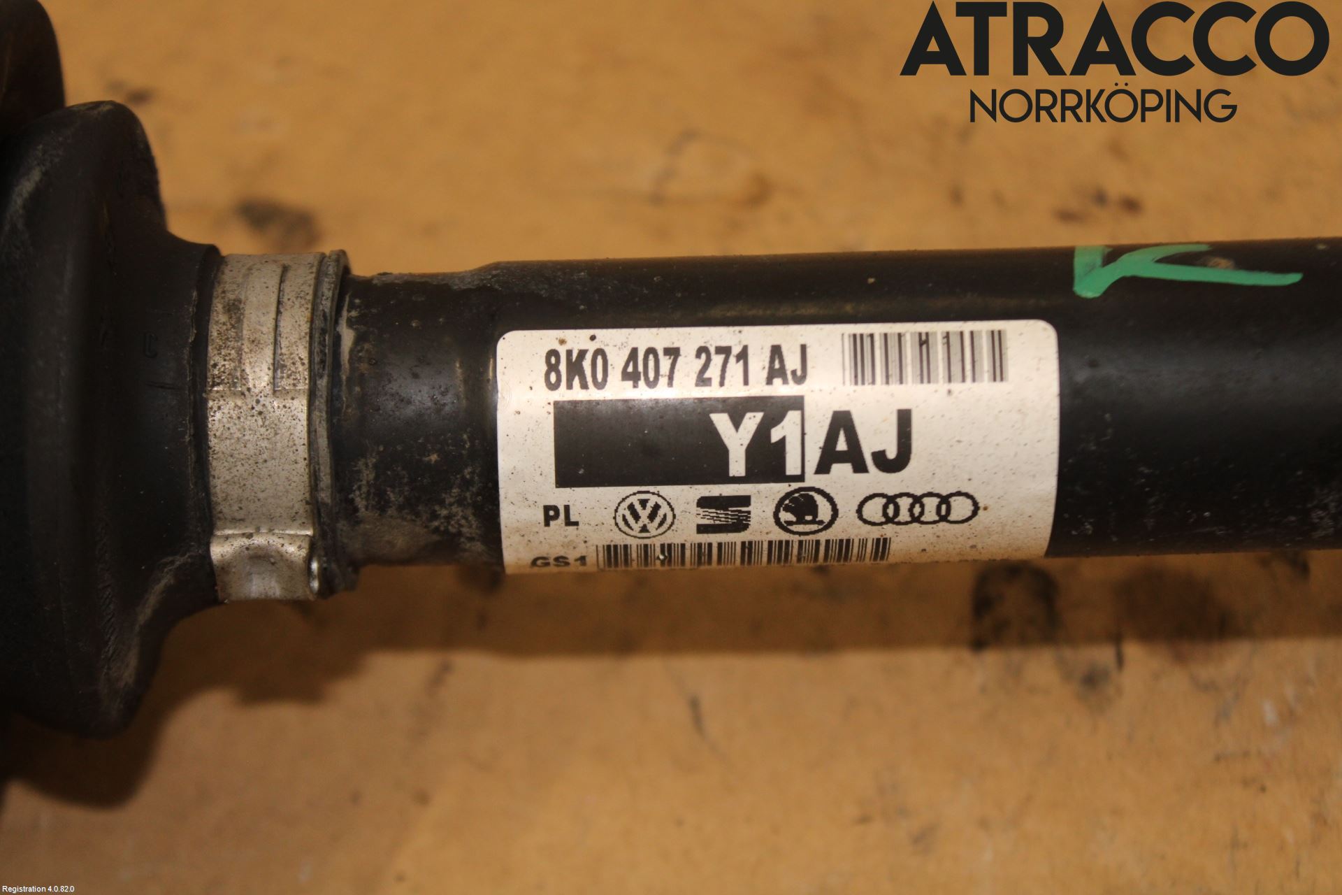 Audi A4 12-15 Drivaxel Fram Höger