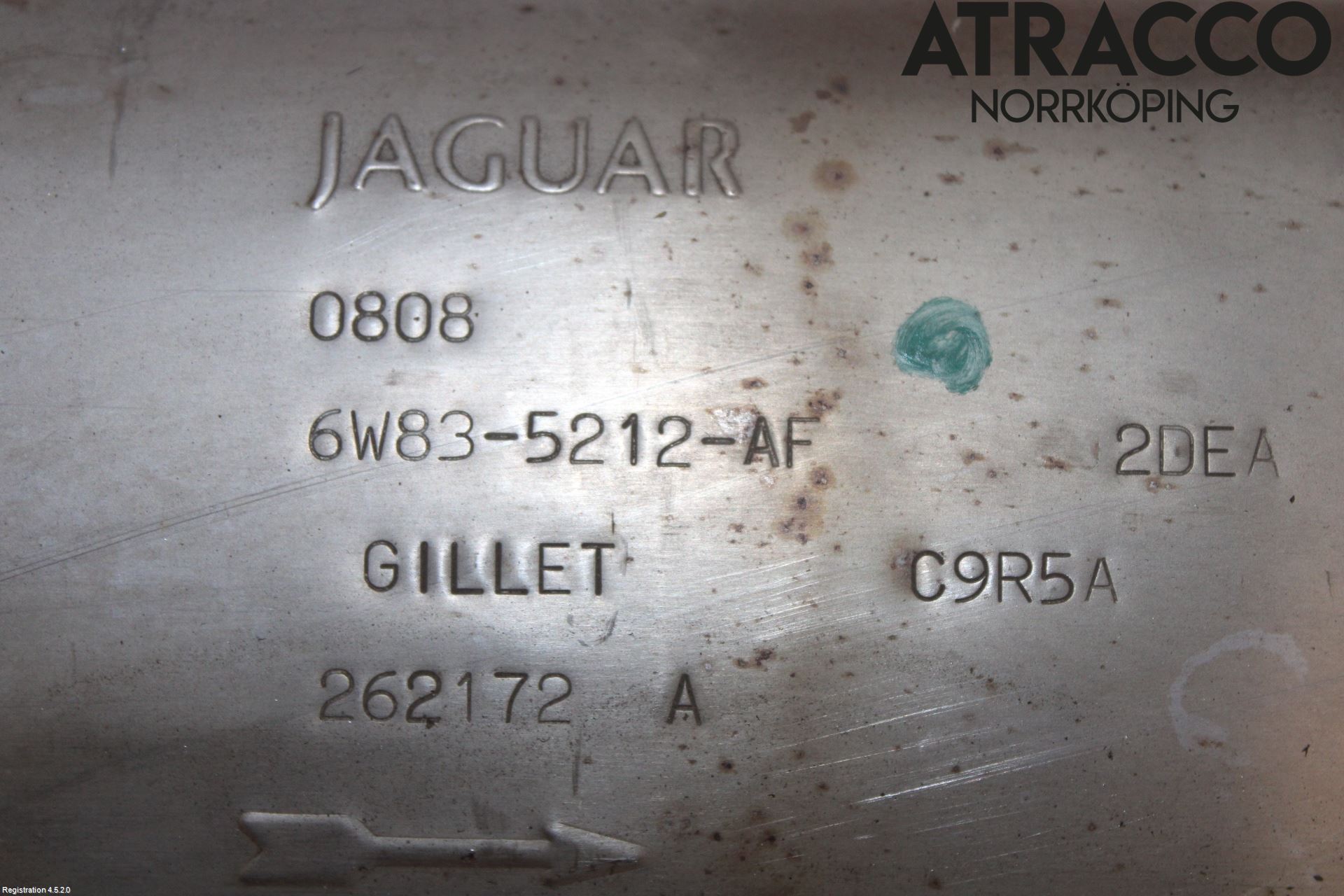 Jaguar XK/XKR 06-14 Avgas Mellandämpare