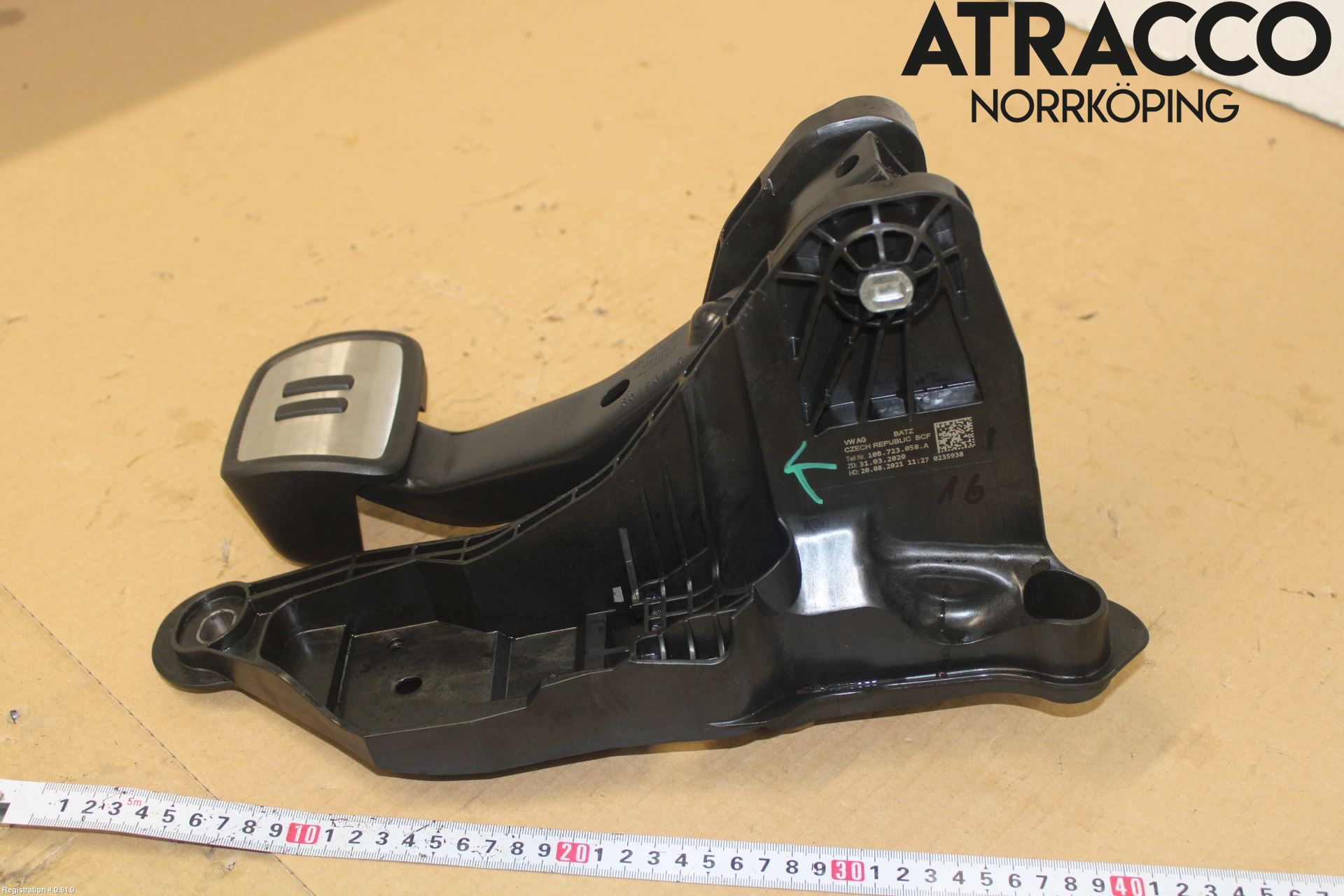 Volkswagen VW ID.4 21- Bromspedal