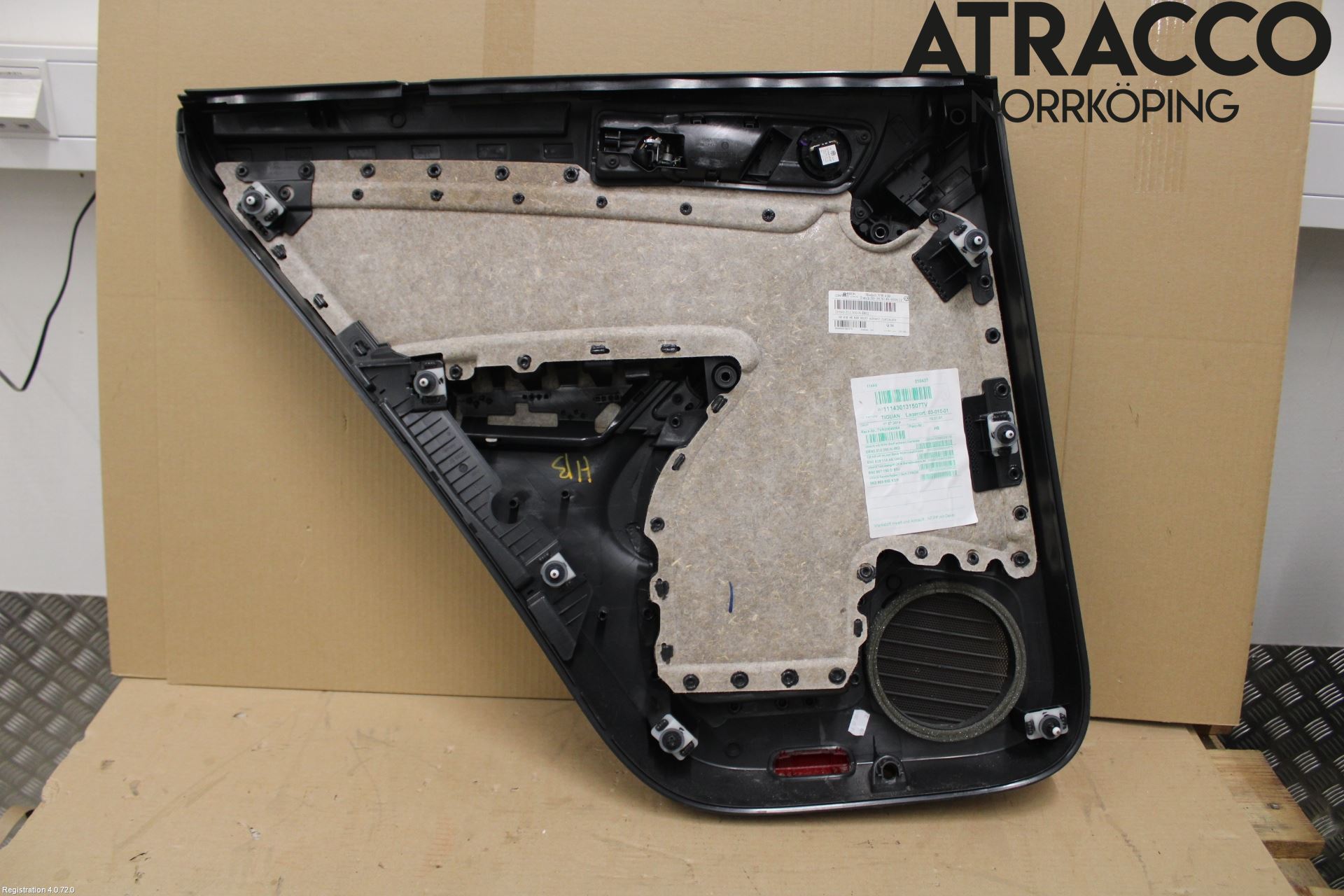 Volkswagen VW TIGUAN 07-16 Dörrklädsel Hö