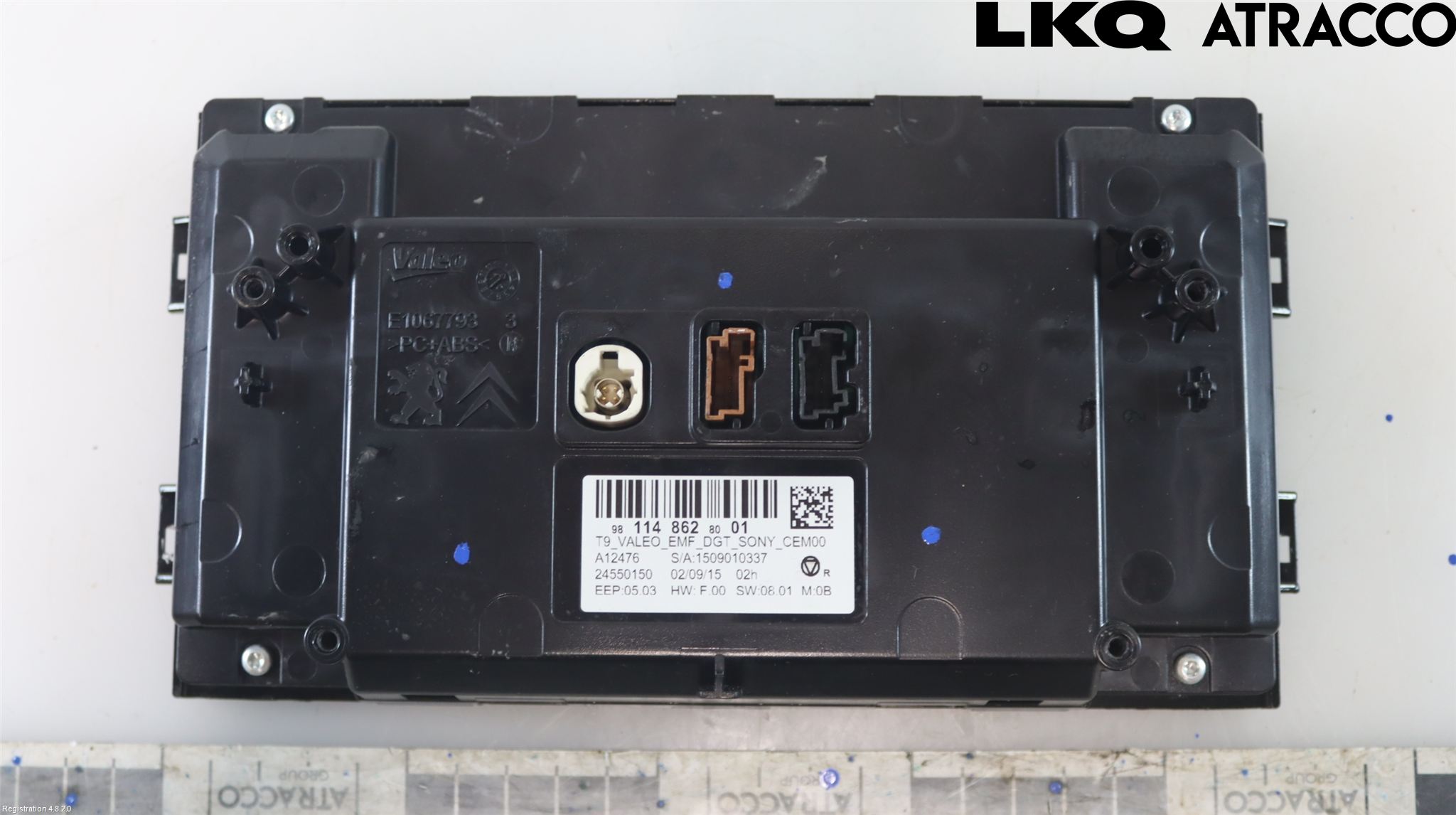 Peugeot 308 14-21 Multifunktionsdisplay