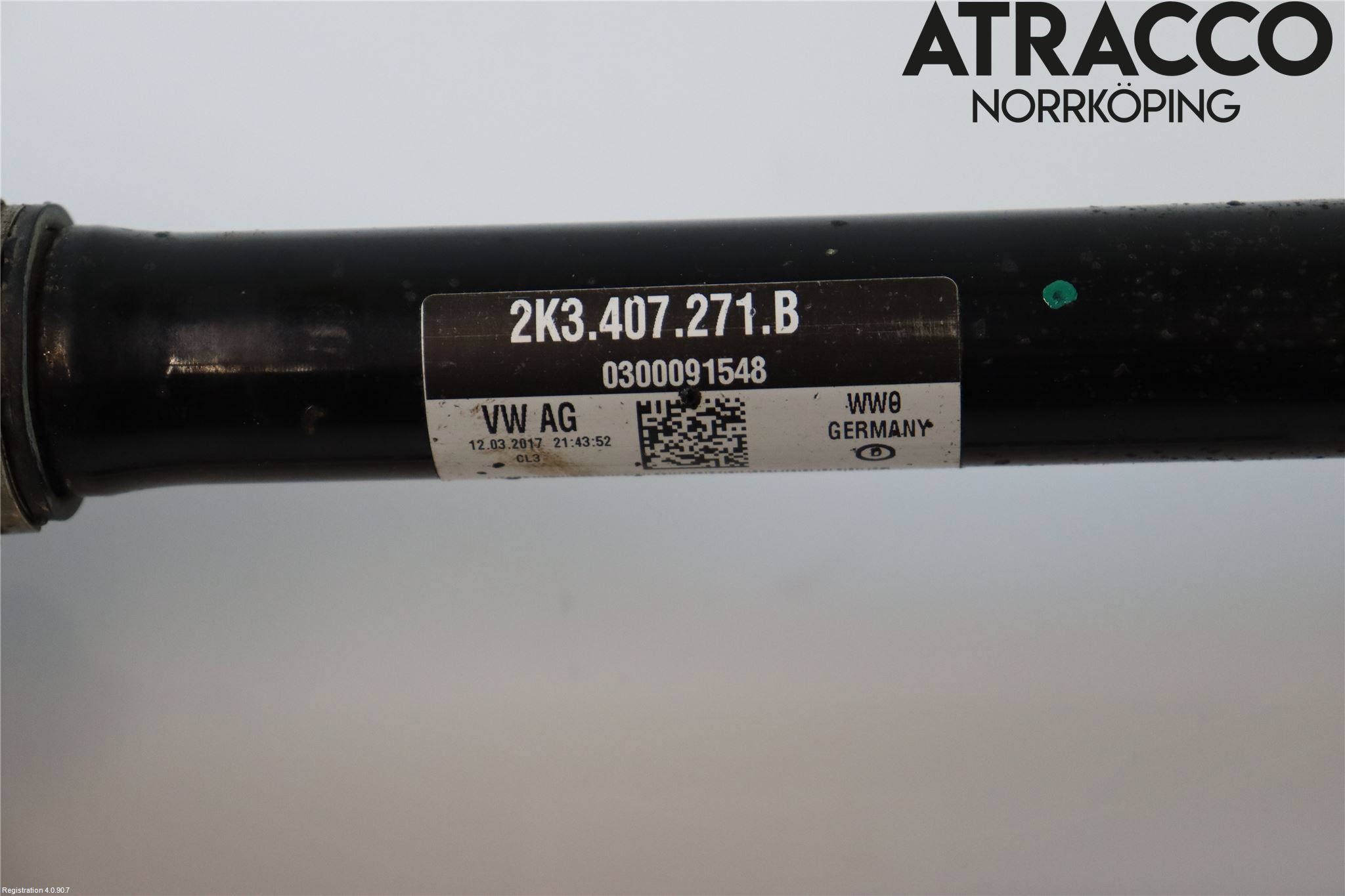 Volkswagen VW CADDY 16-20 Drivaxel Fram Vänster