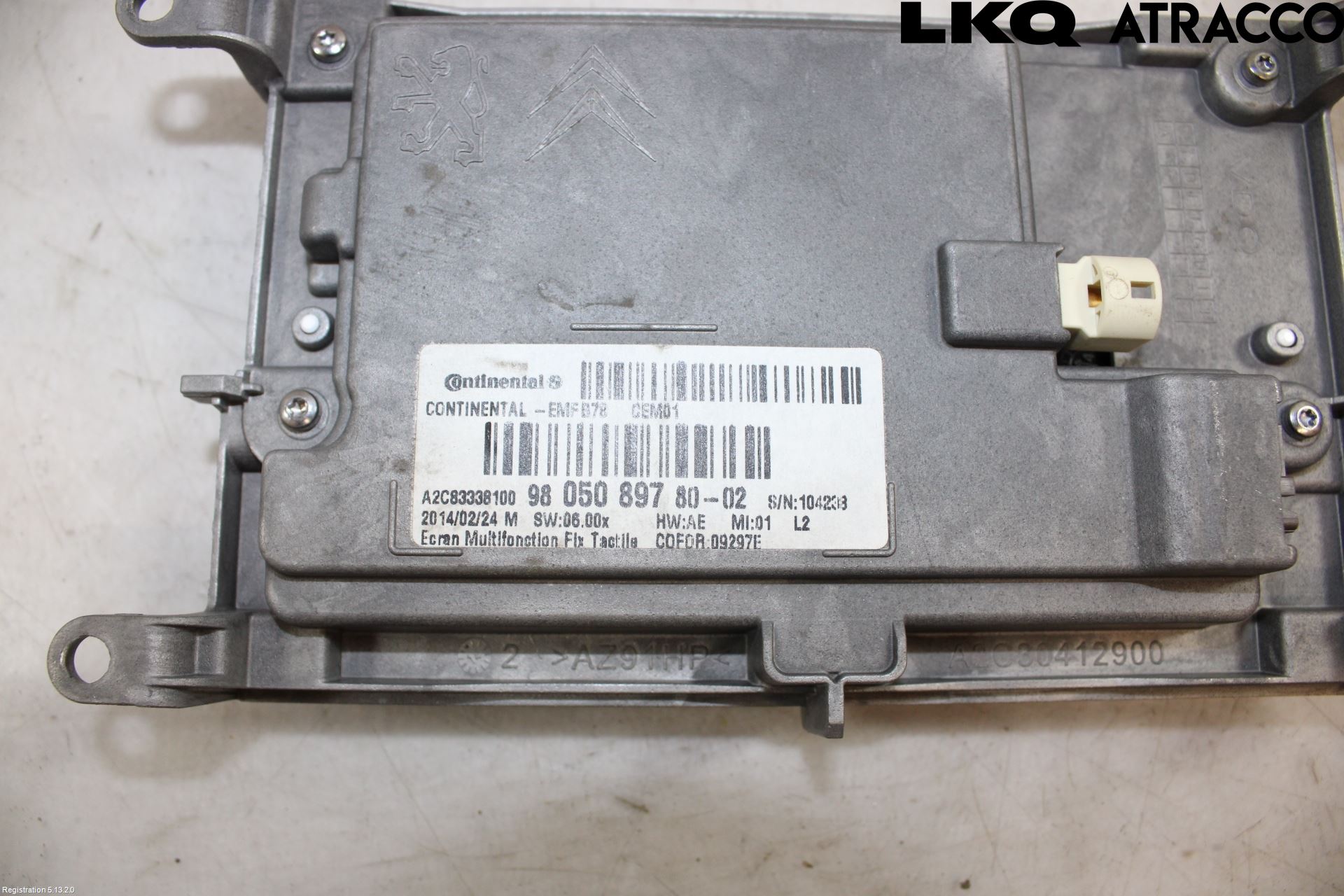Citroen C4 GRAND PICASSO 14-18 Bildskärm