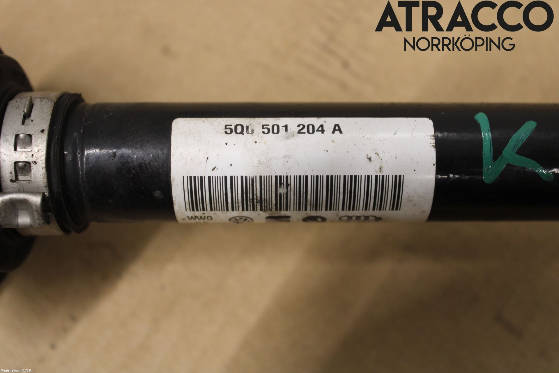 Volkswagen VW GOLF / E-GOLF VII 13-20 Drivaxel Bak Höger