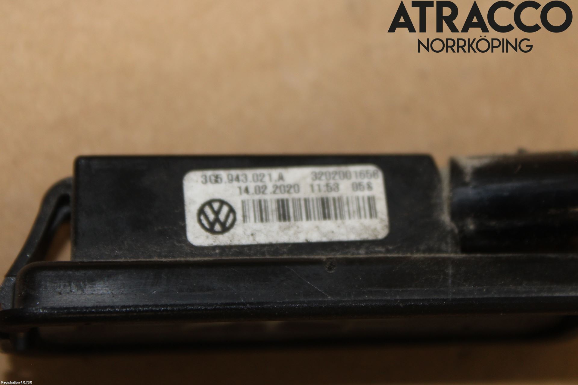 Volkswagen VW GOLF / E-GOLF VII 13-20 Skylt Belysning