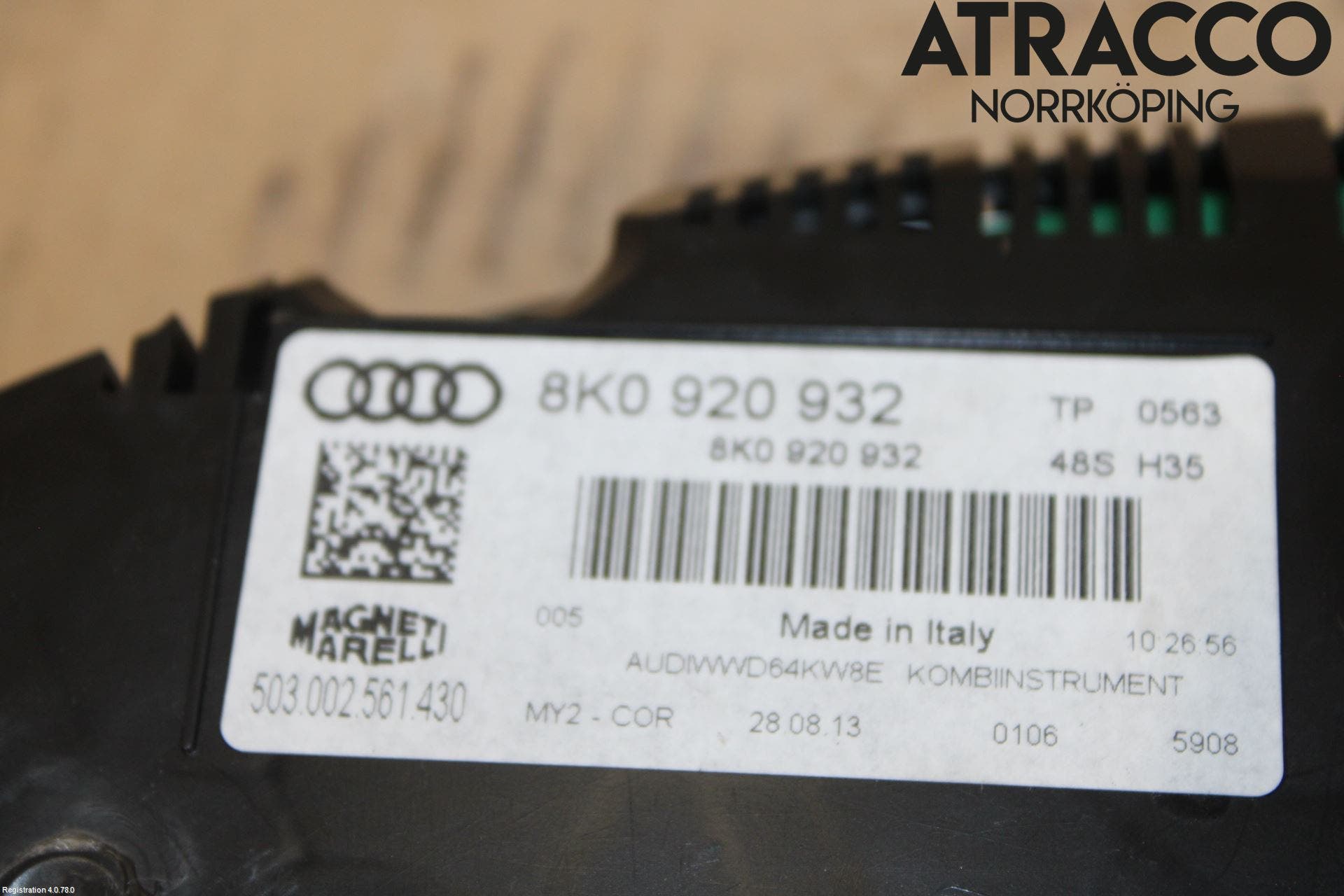 Audi A4 12-15 Instrument Komb