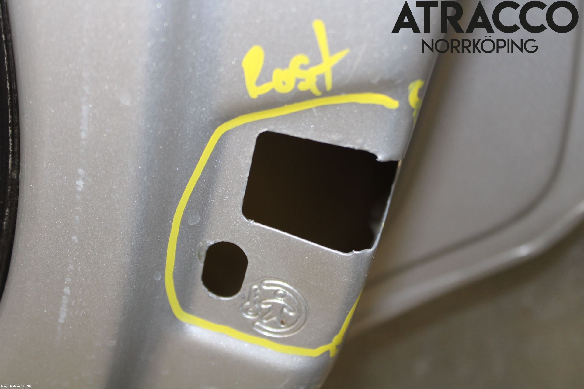 Citroen C3 -04 Dörr Bak Höger