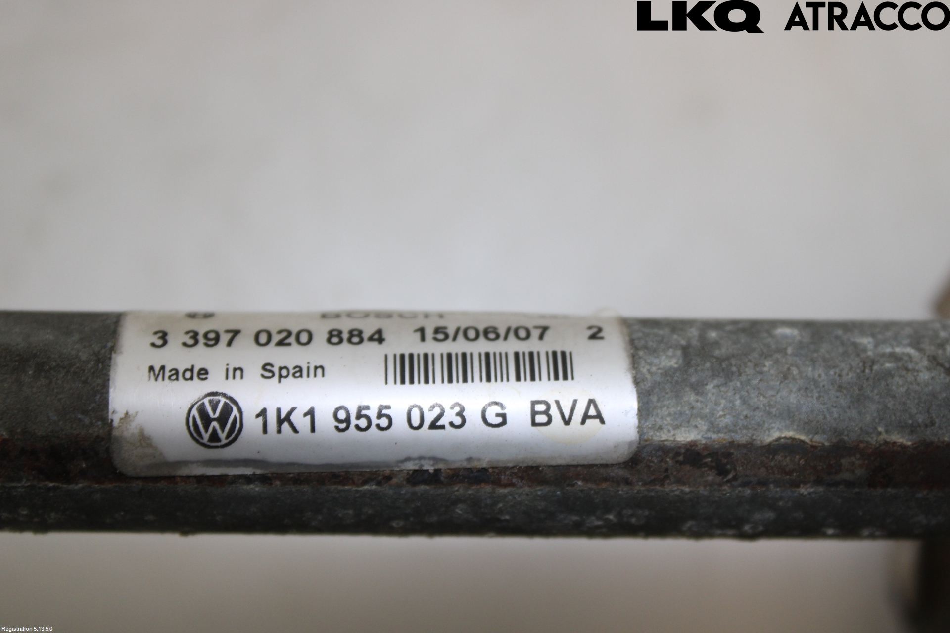 Volkswagen VW GOLF V 04-09 Torkarmekanism Vindruta