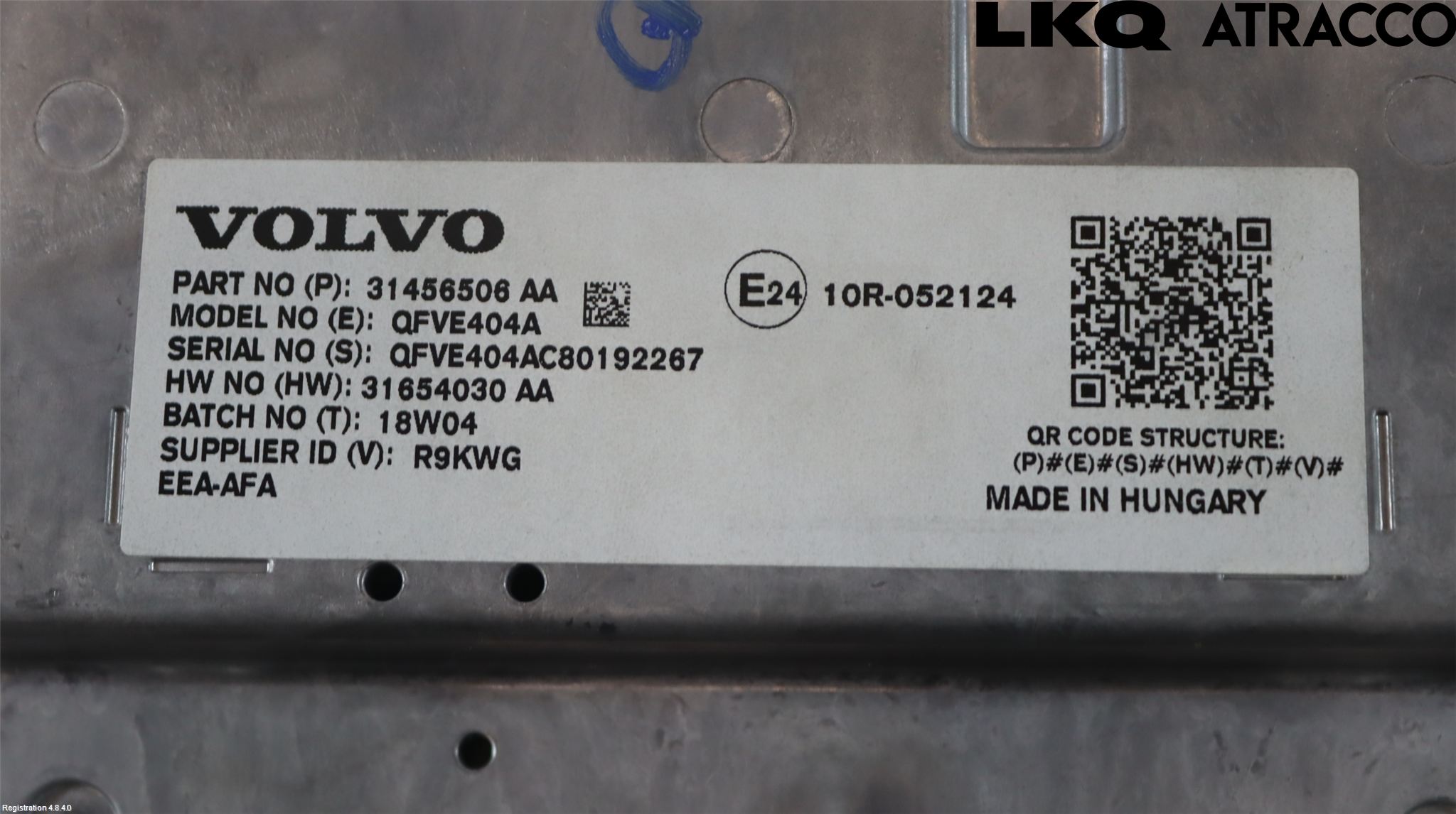 Volvo V90 17->> Multifunktionsdisplay