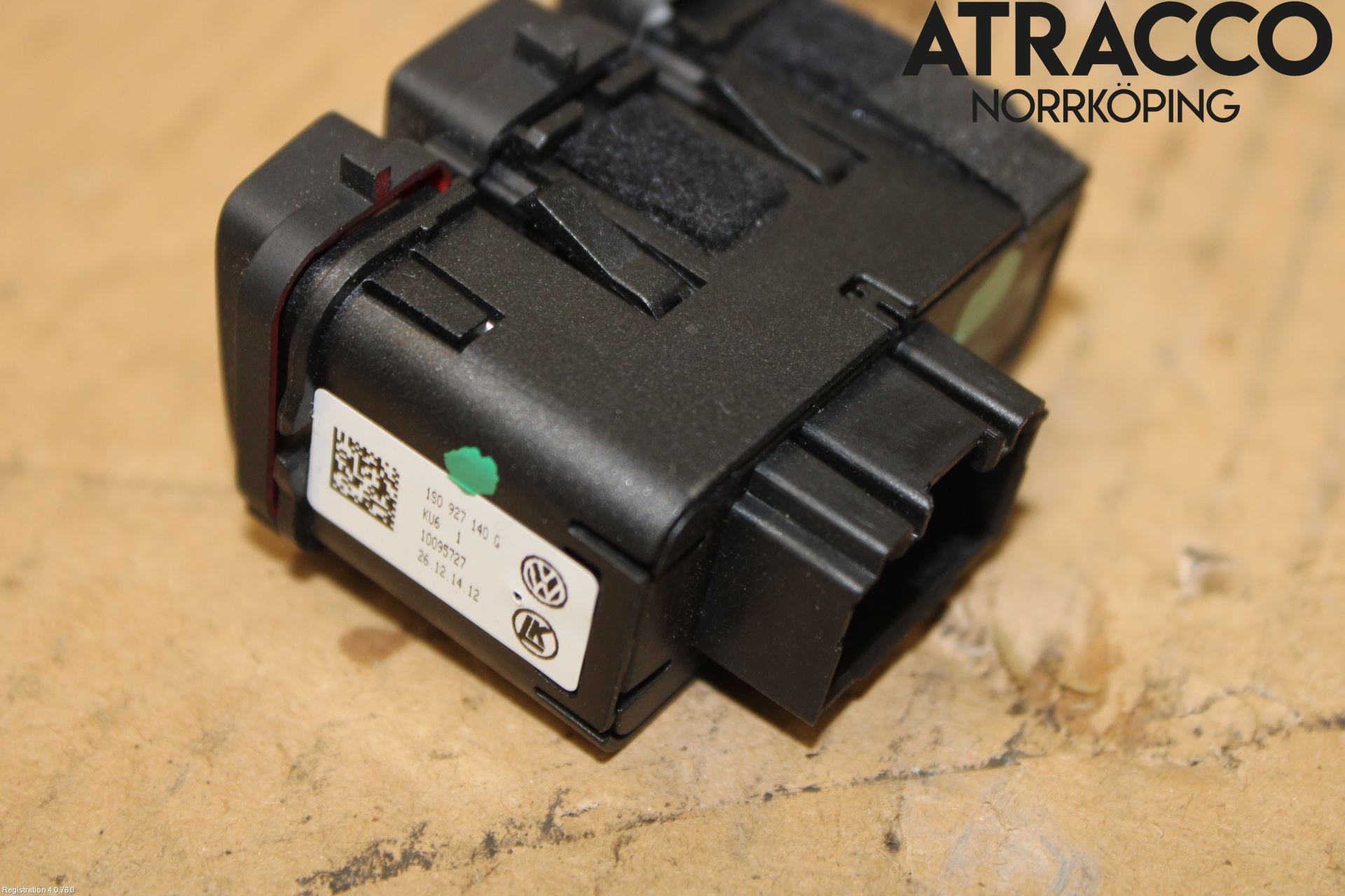 Volkswagen VW UP! / E-UP! Strömställare Varnings