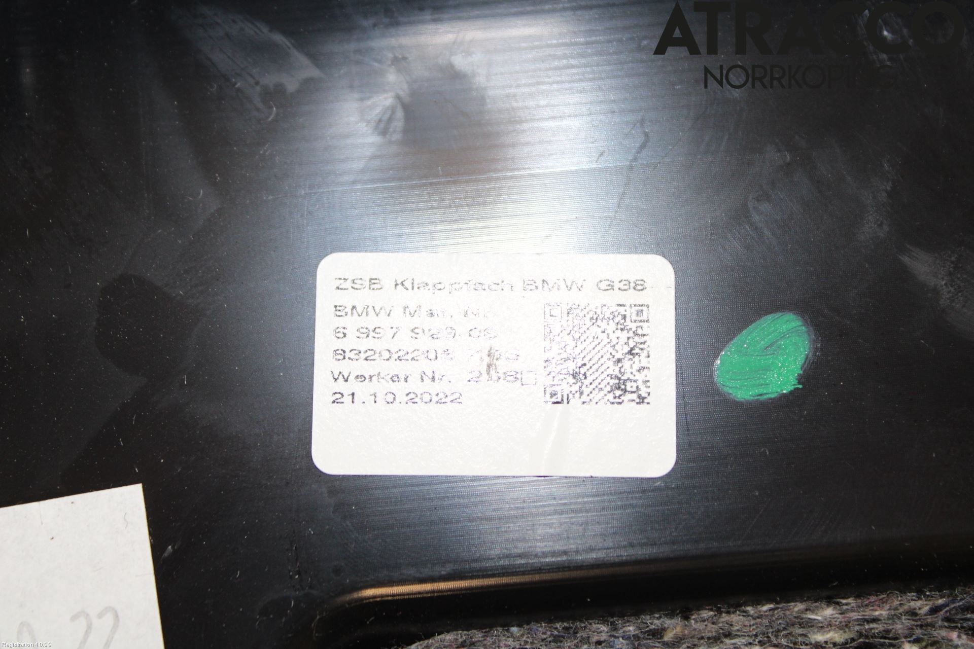 BMW 5 G30/G31/F90 17-23 Instrumentbräda Förvaringsfack