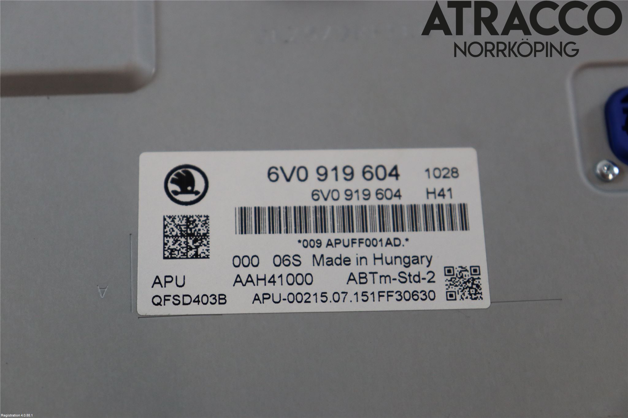 Skoda FABIA 15-21 Multifunktionsdisplay