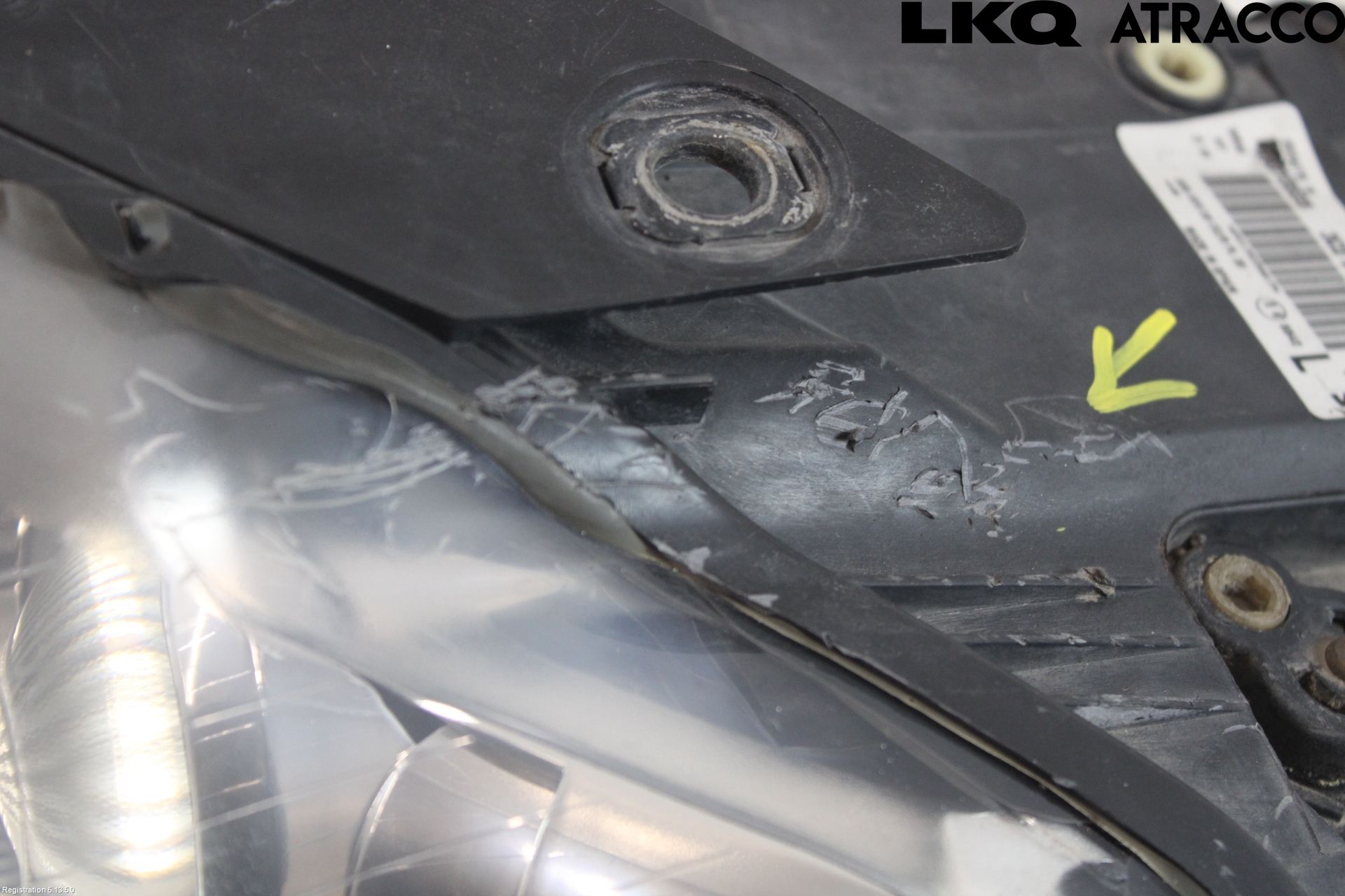 Volkswagen VW PASSAT 05-11 Strålkastare Vänster