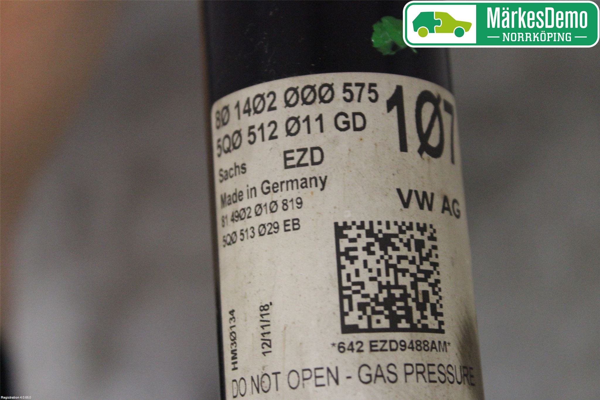 Audi A3/S3 8V 13-20 Stötdämpare Bak