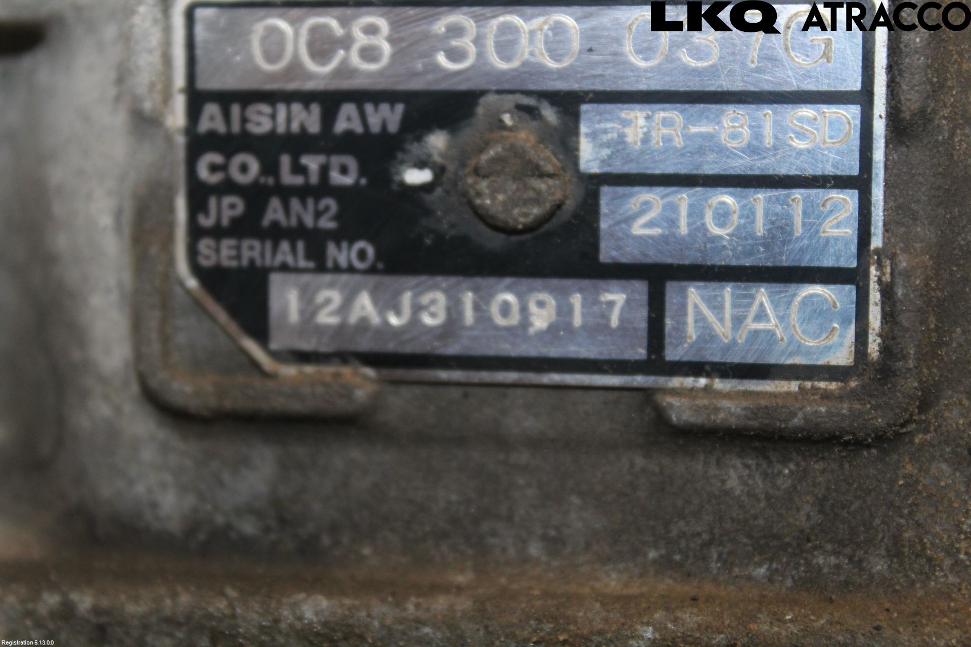 Volkswagen VW TOUAREG 7P 11-18 Växellåda Automat
