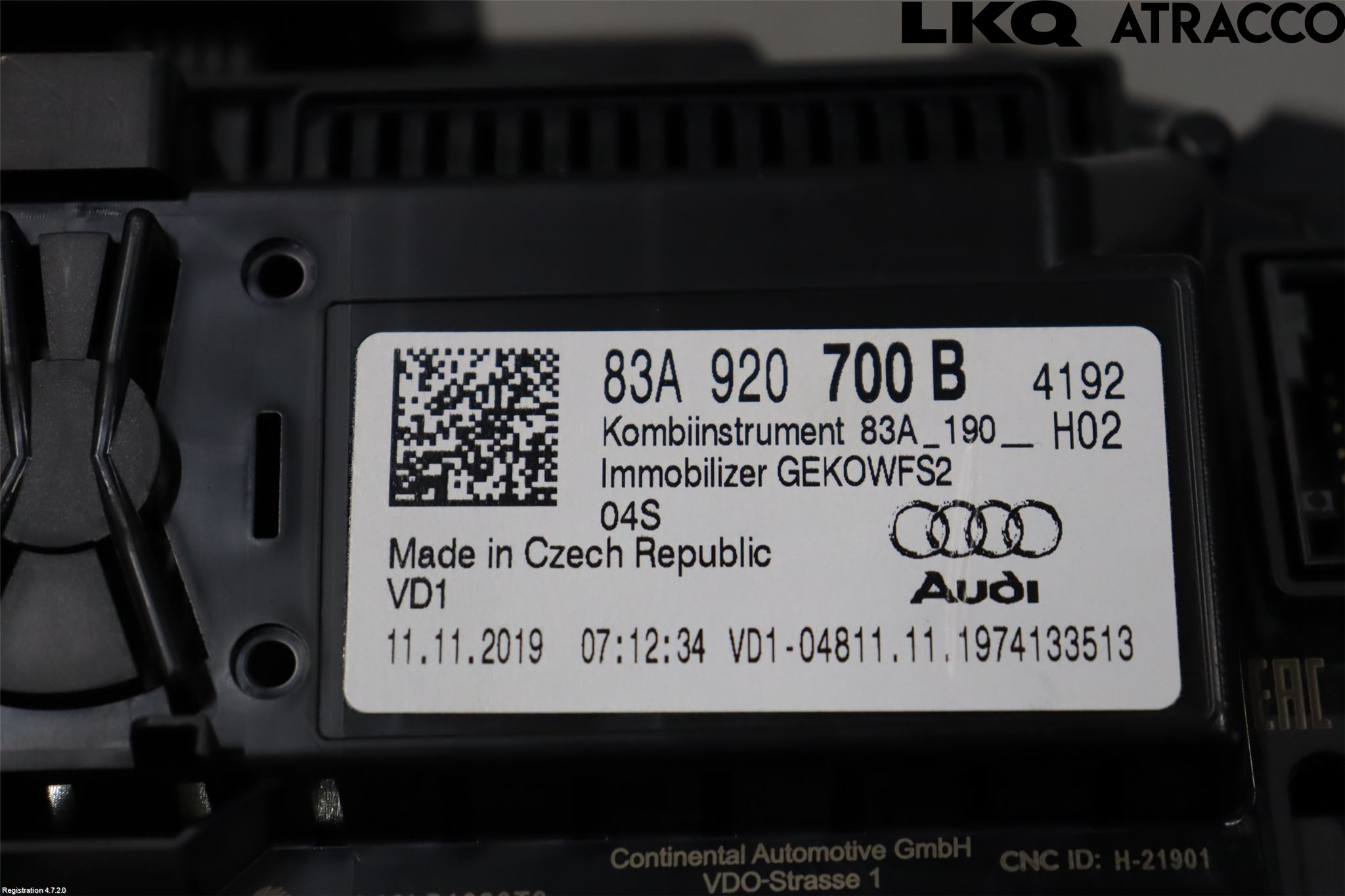 Audi Q3 F3 19- Instrument Komb