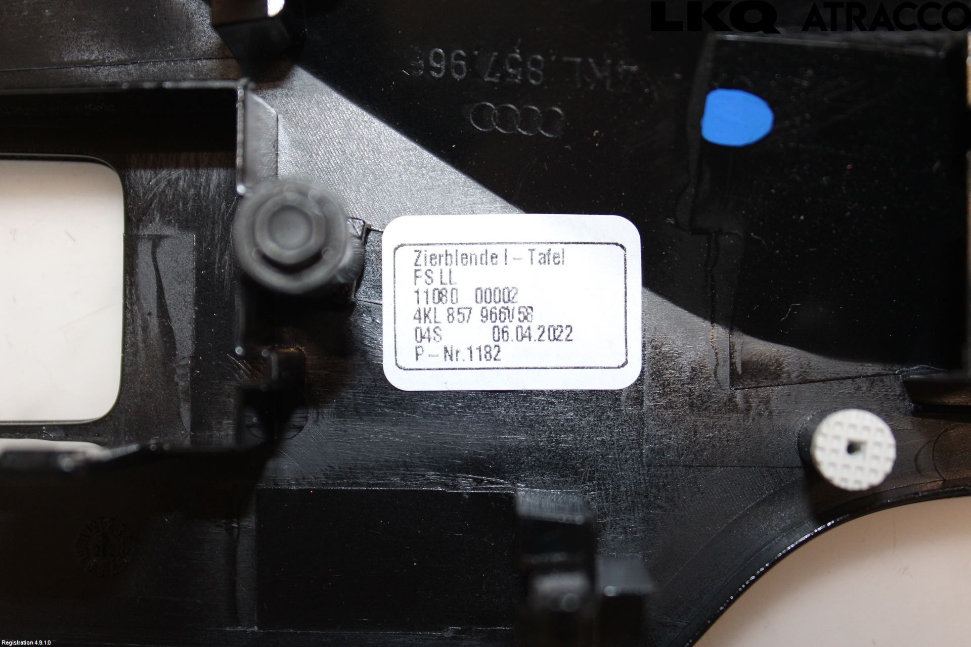 Audi E-TRON, S GE 19- Instrumentbräda Inlägg-Dekorlist