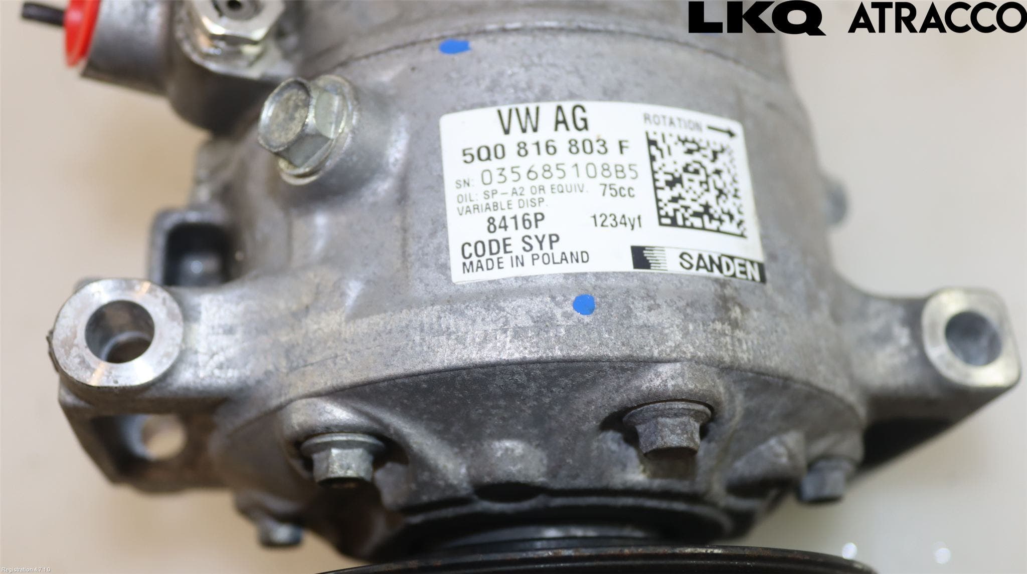 Volkswagen VW TIGUAN 16-24 Ac Kompressor