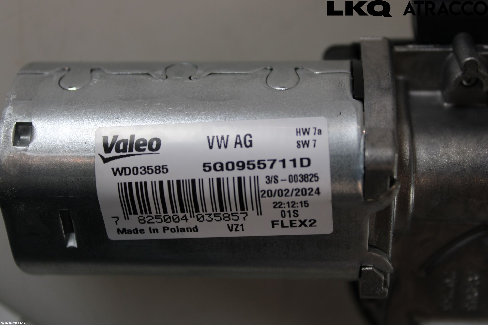 Skoda FABIA 22- Torkarmotor Baklucka